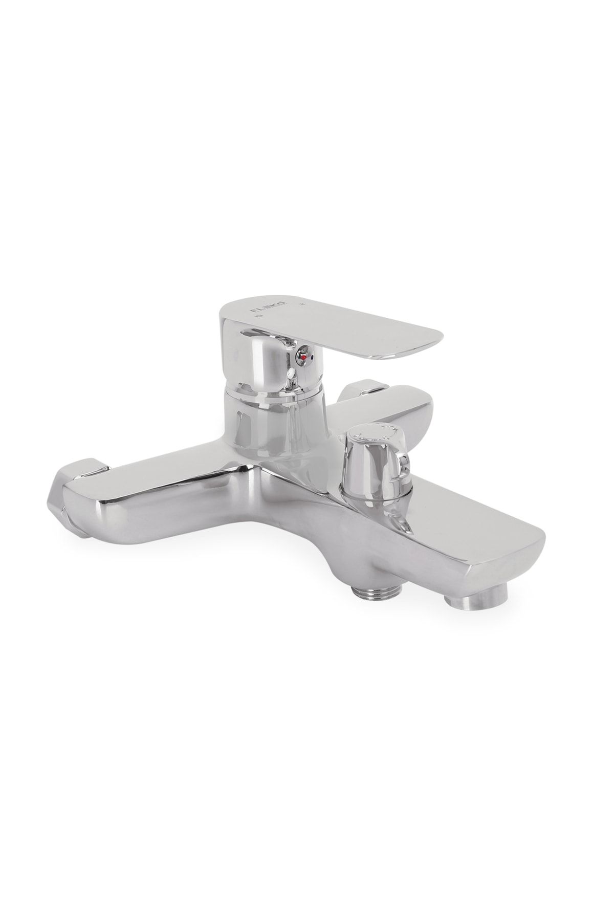 Fleko Krom Gümüş Banyo Bataryası (SICAK SOĞUK GİRİŞLİ, PİRİNÇ MALZEME)