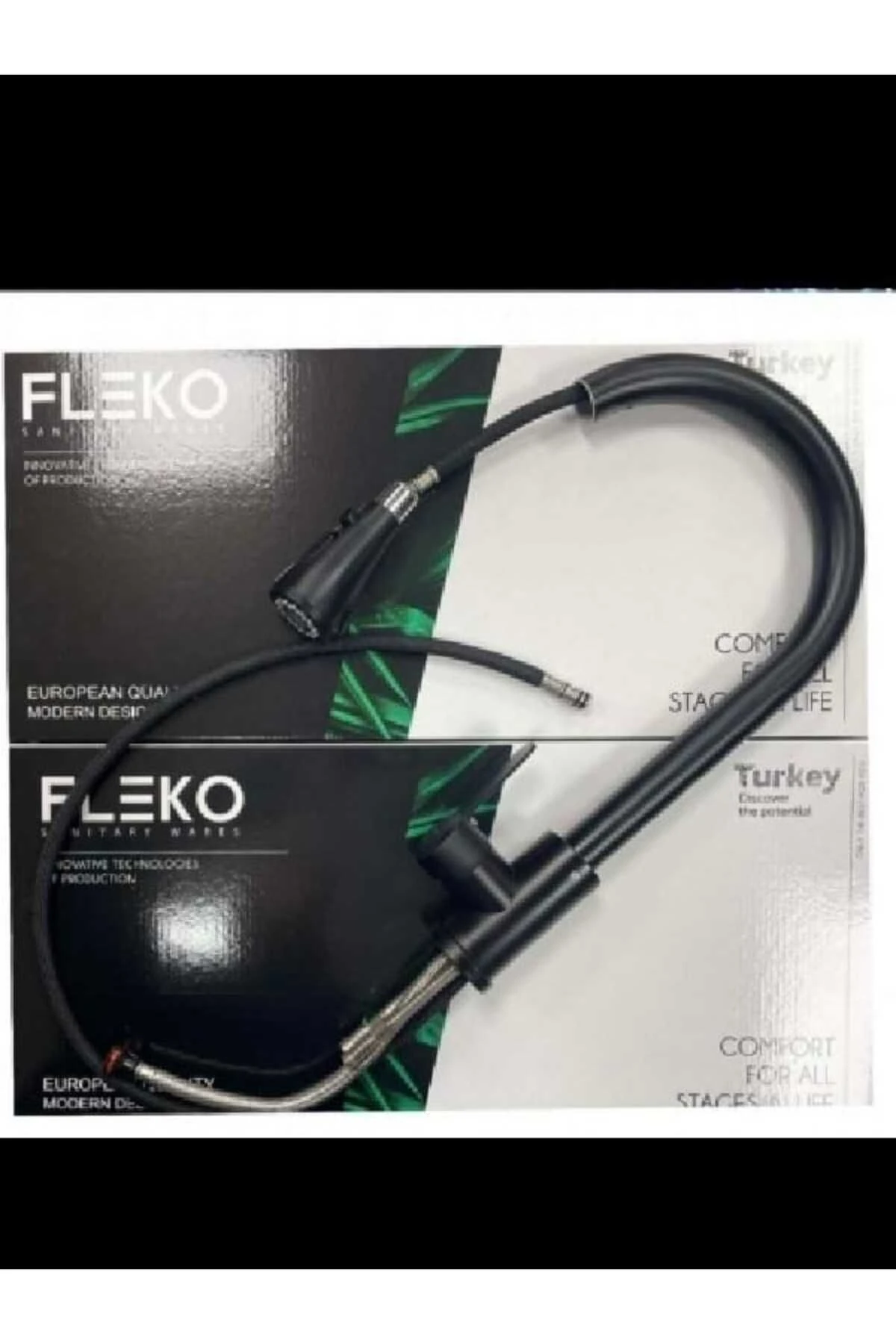 FLEKO SPİRALLI SİYAH BATARYA