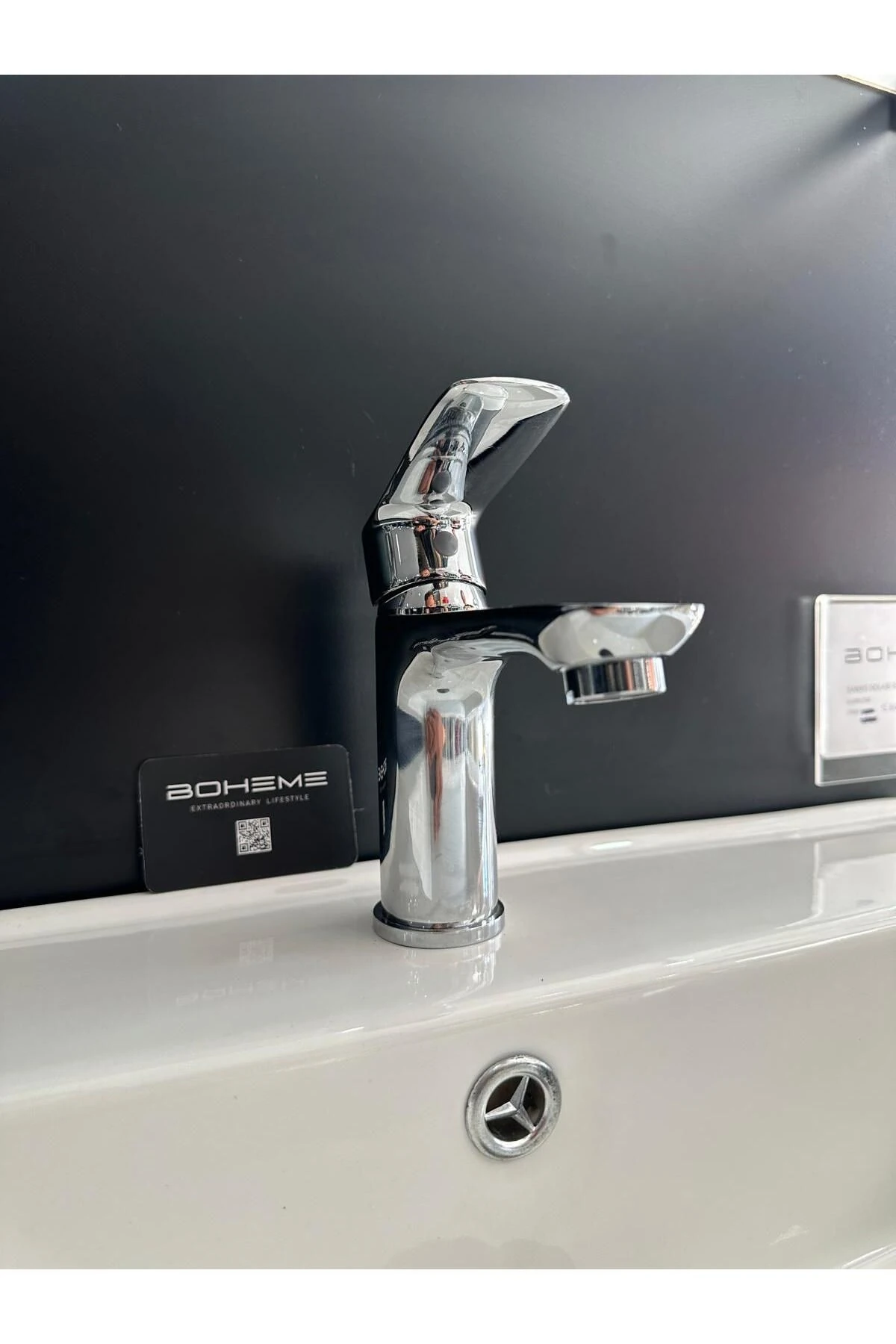 Fleko Lavabo Bataryası Krom Renk Pirinç Döküm