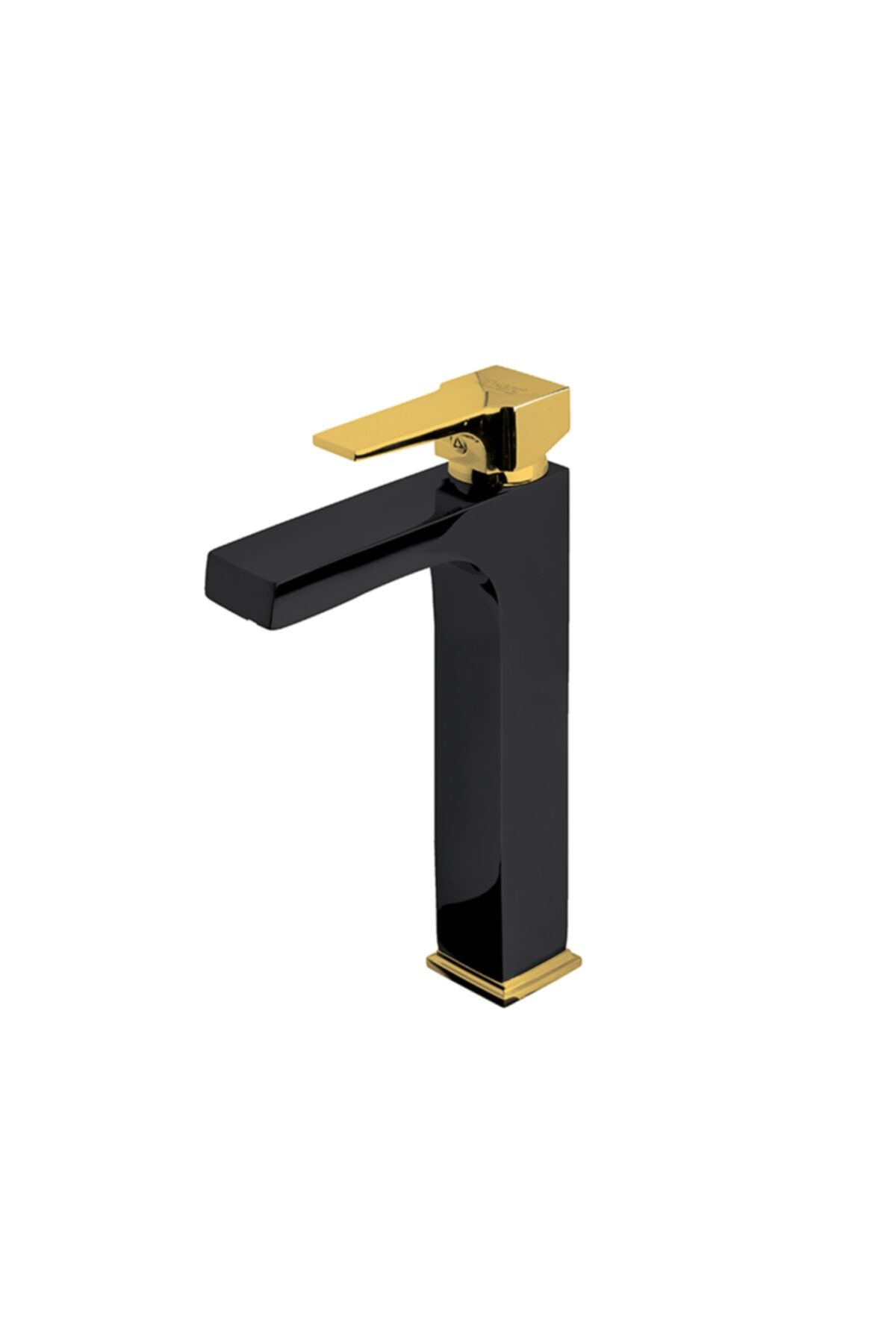 Aqua Çanak Tipi Lavabo Bataryası Siyah / Altın 941001bg