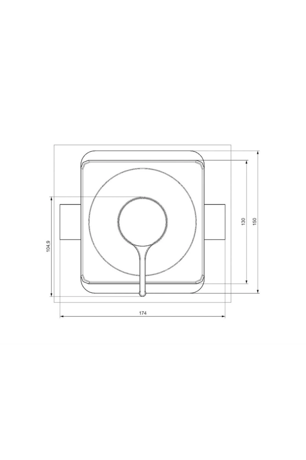 Lux Kutulu Ankastre 25mm 3/4 Küresel Vana Tk004