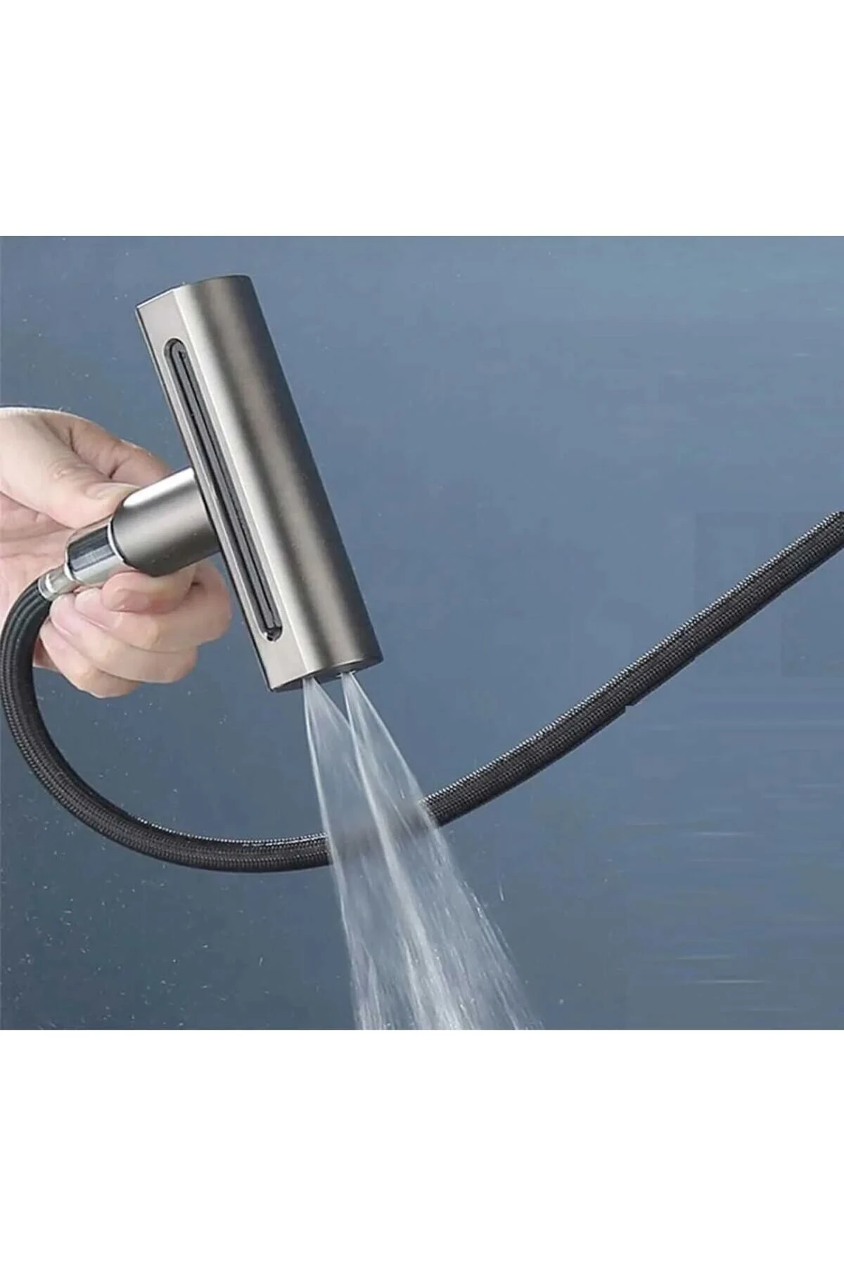 Fleko Çok Modlu Spiralli Mutfak Evye Bataryası Şelale Yağmurlama Fonksiyonel