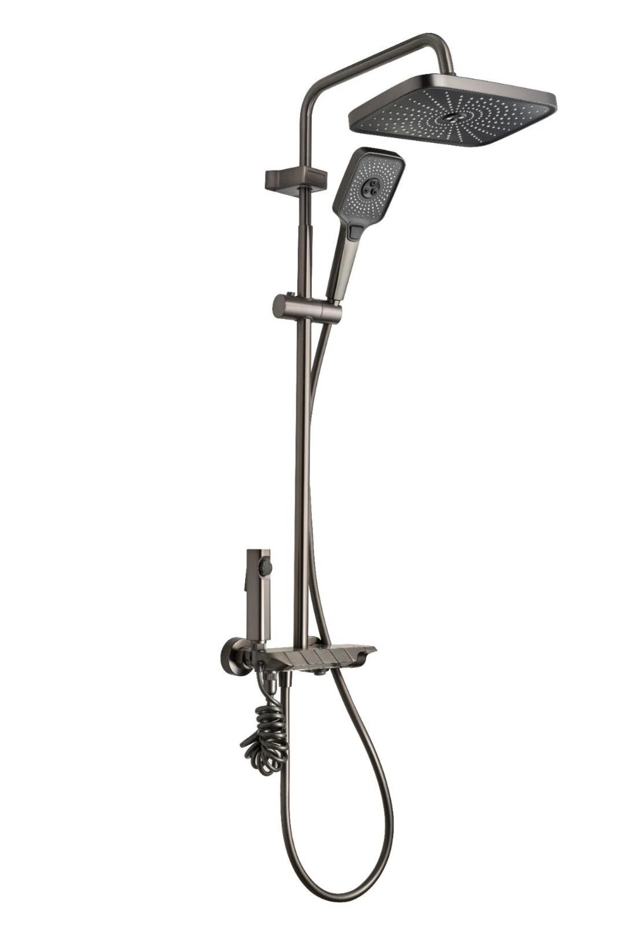 PIANO ANTRASİT GRİ DUŞ SETİ