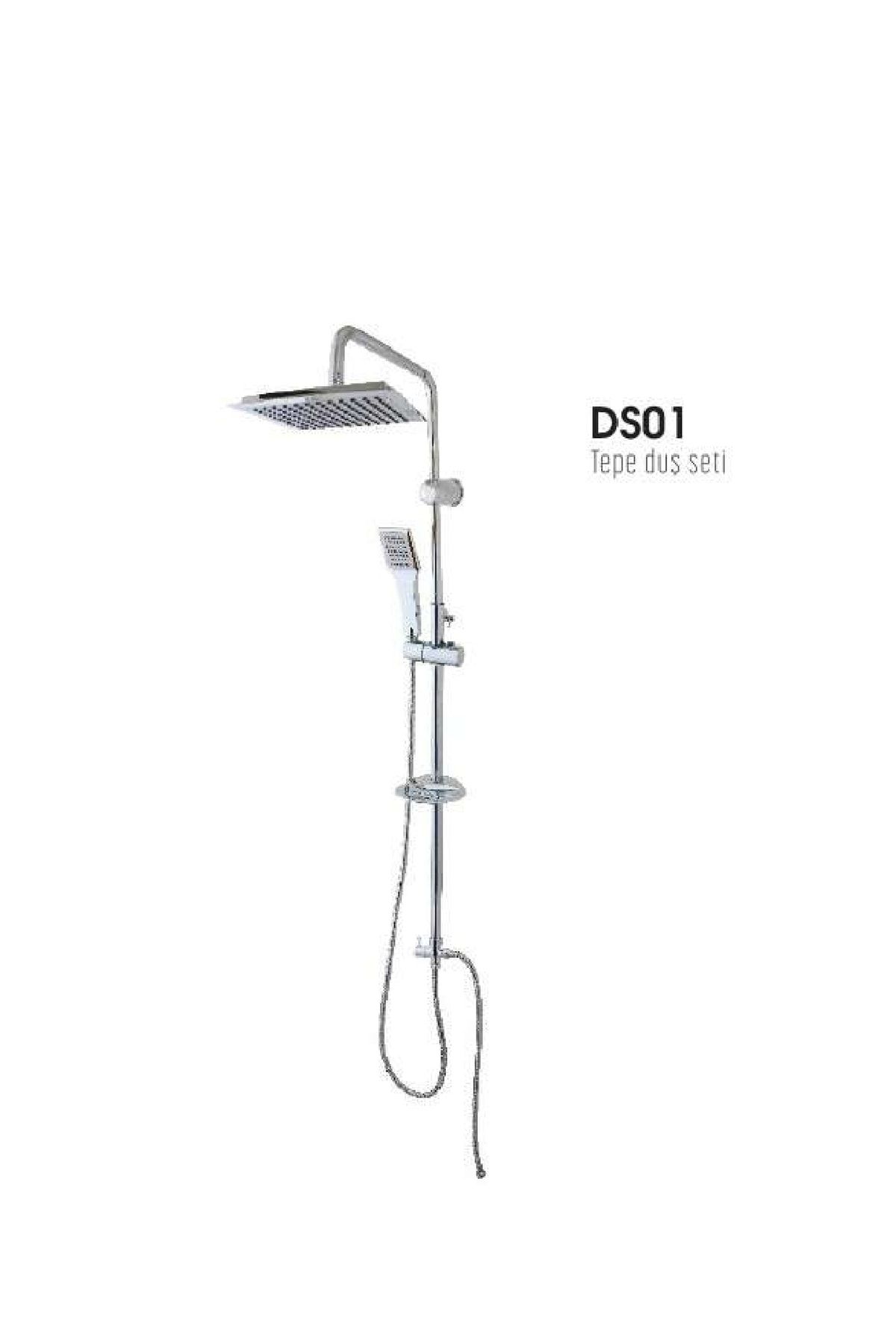Fleko Banyo Krom Çelık Dus Setı