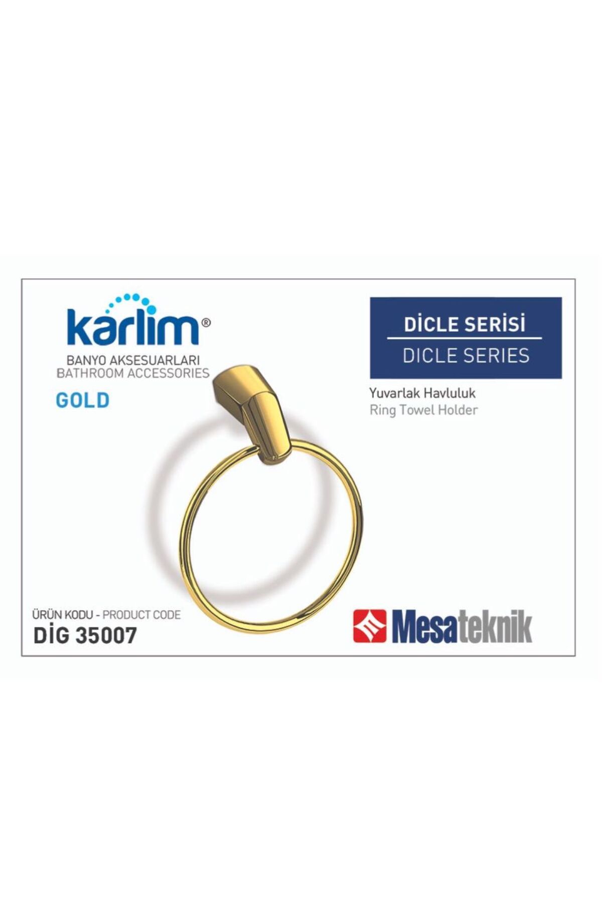 Karlim Dicle Serisi Yuvarlak Havluluk