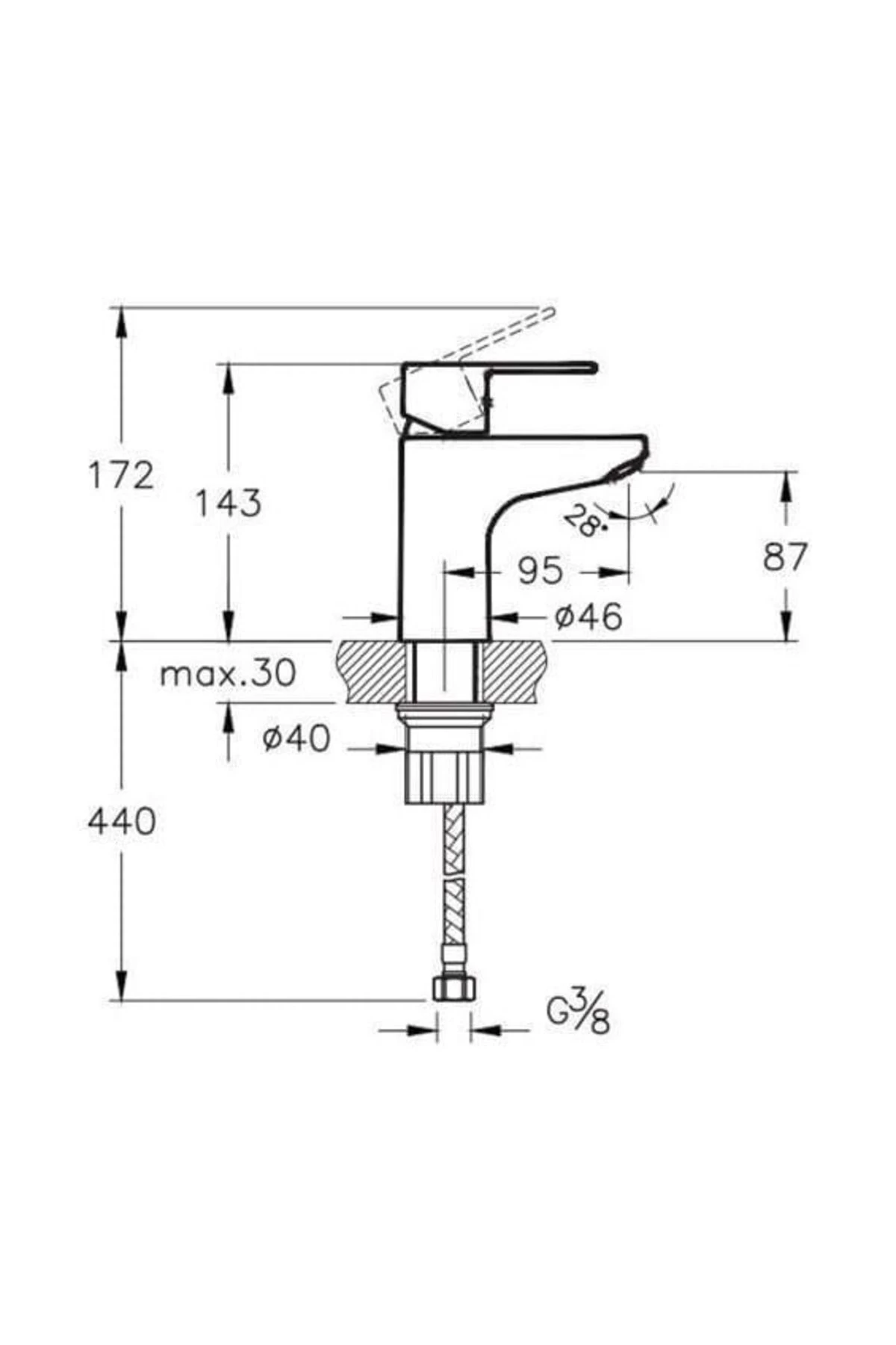 Artema A41177 Win S Lavabo Bataryası