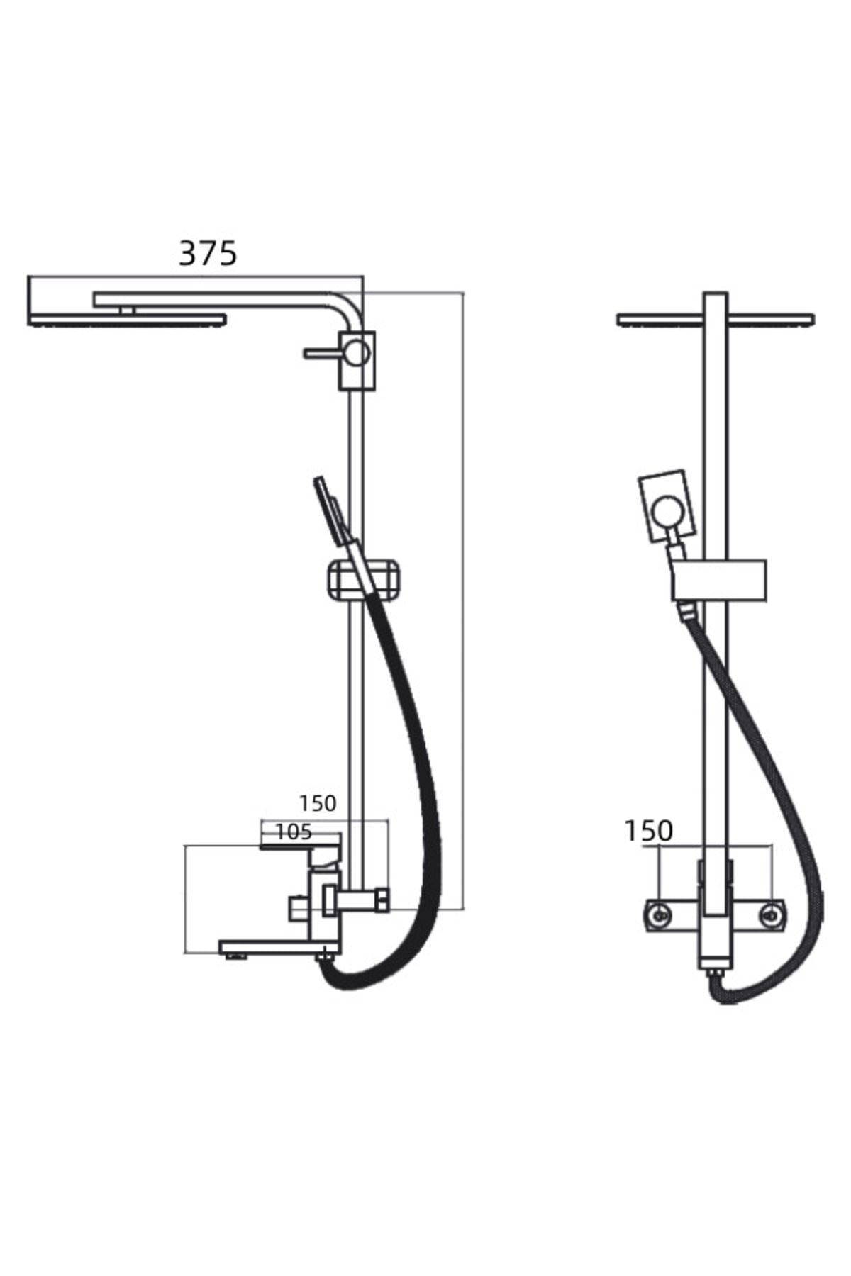 Fleko Ssc5t-s4 Inox304 Duş Setı
