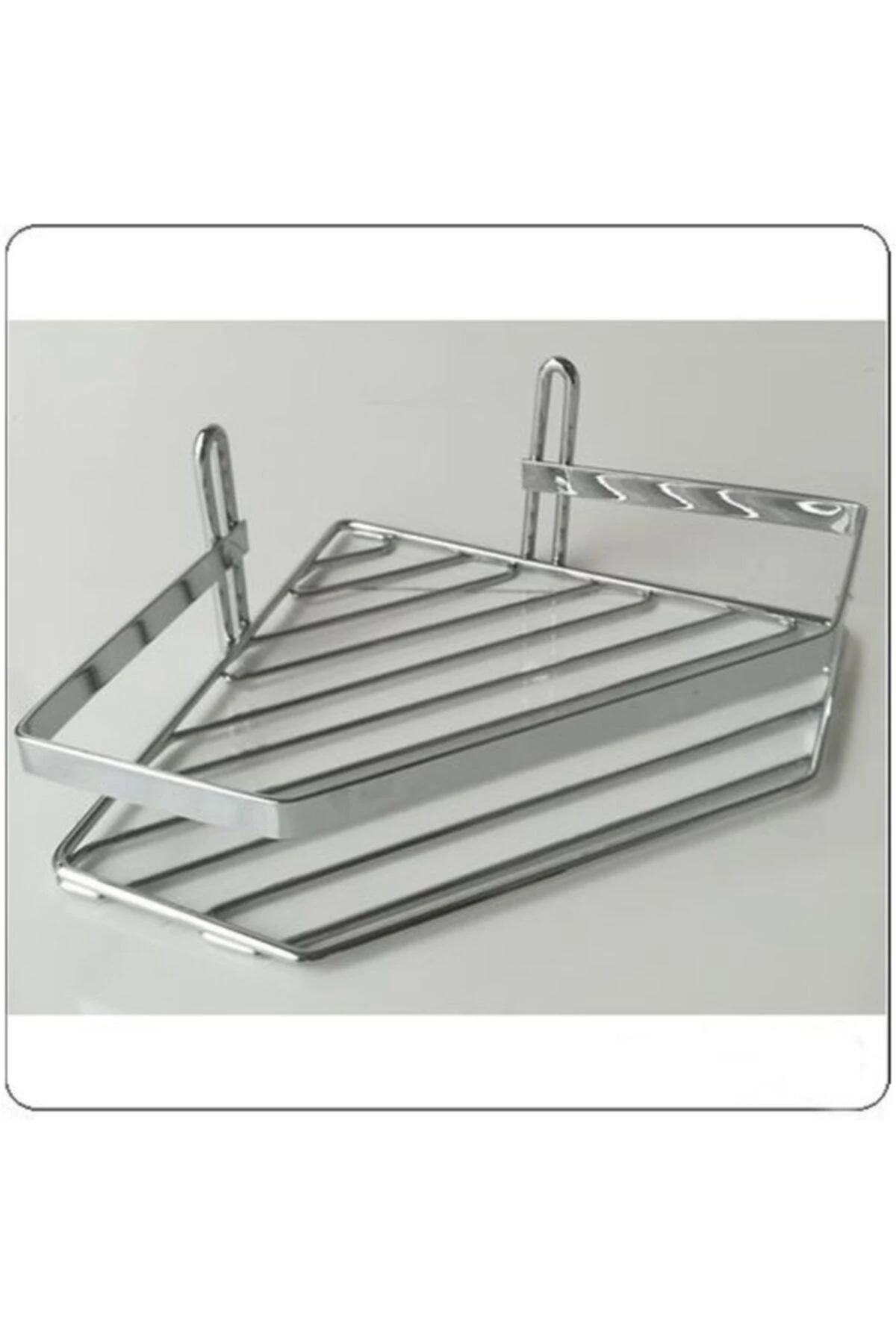 Tekli Beşgen Köşe Raf Paslanmaz