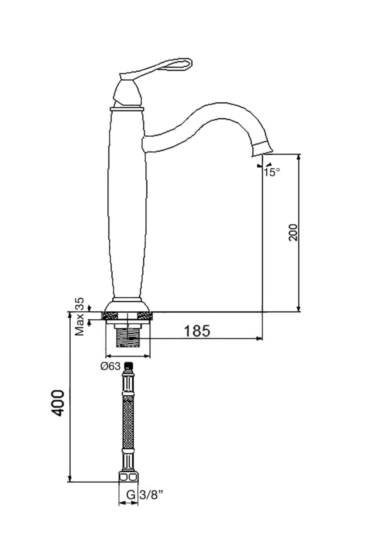Golden Çanak Lavabo Bataryası Altın