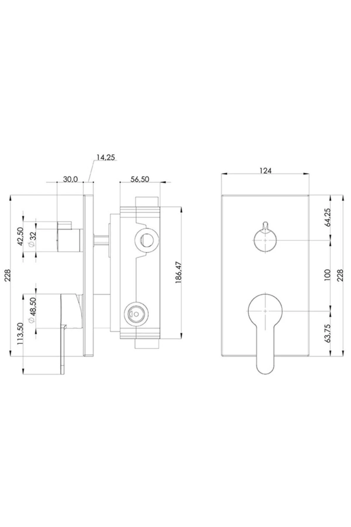 Simena Set, Ankastre Duş Takımı Set Halinde Tam Takım