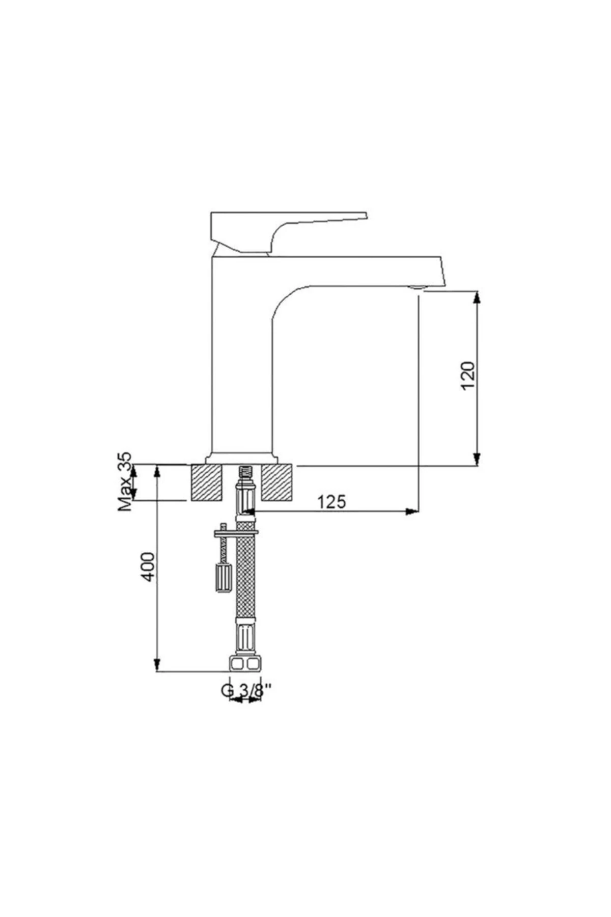 Aqua Lavabo Bataryası Siyah Parlak Bakır 941521bs