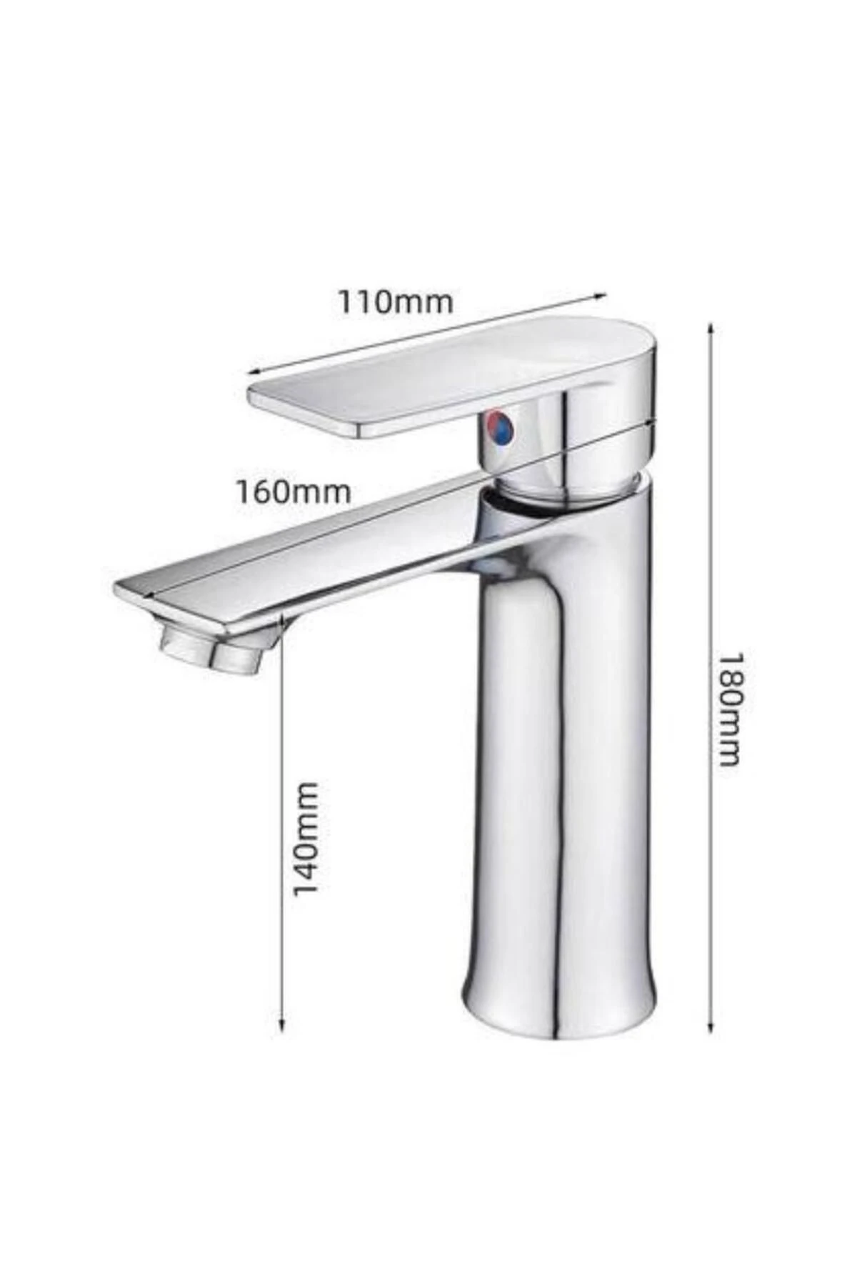 Fleko Lavabo Bataryası Moi 111 Krom