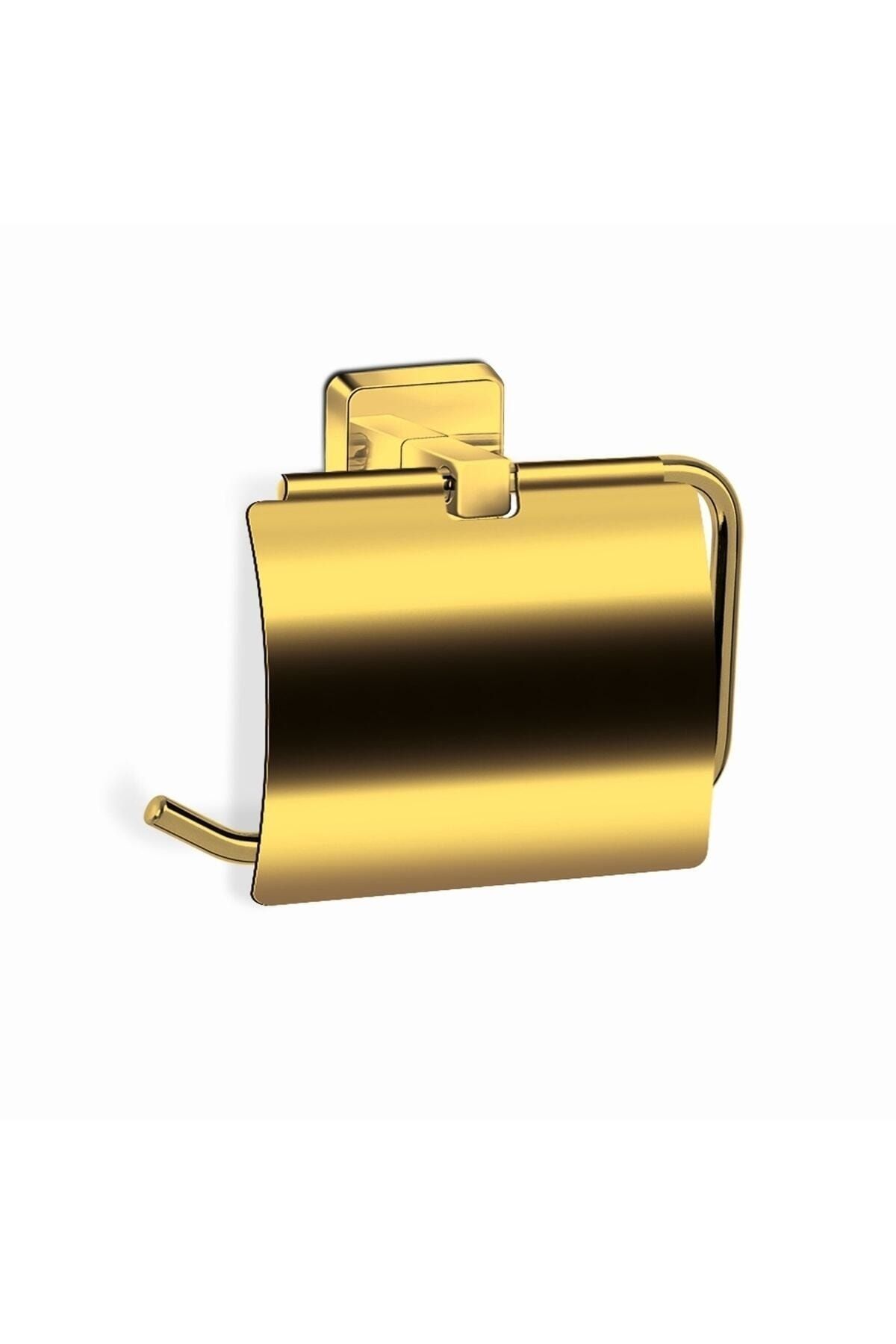 ® Mlg 37088-k Milet Gold Geniş Kapaklı Tuvalet Kağıtlık 12 Cm