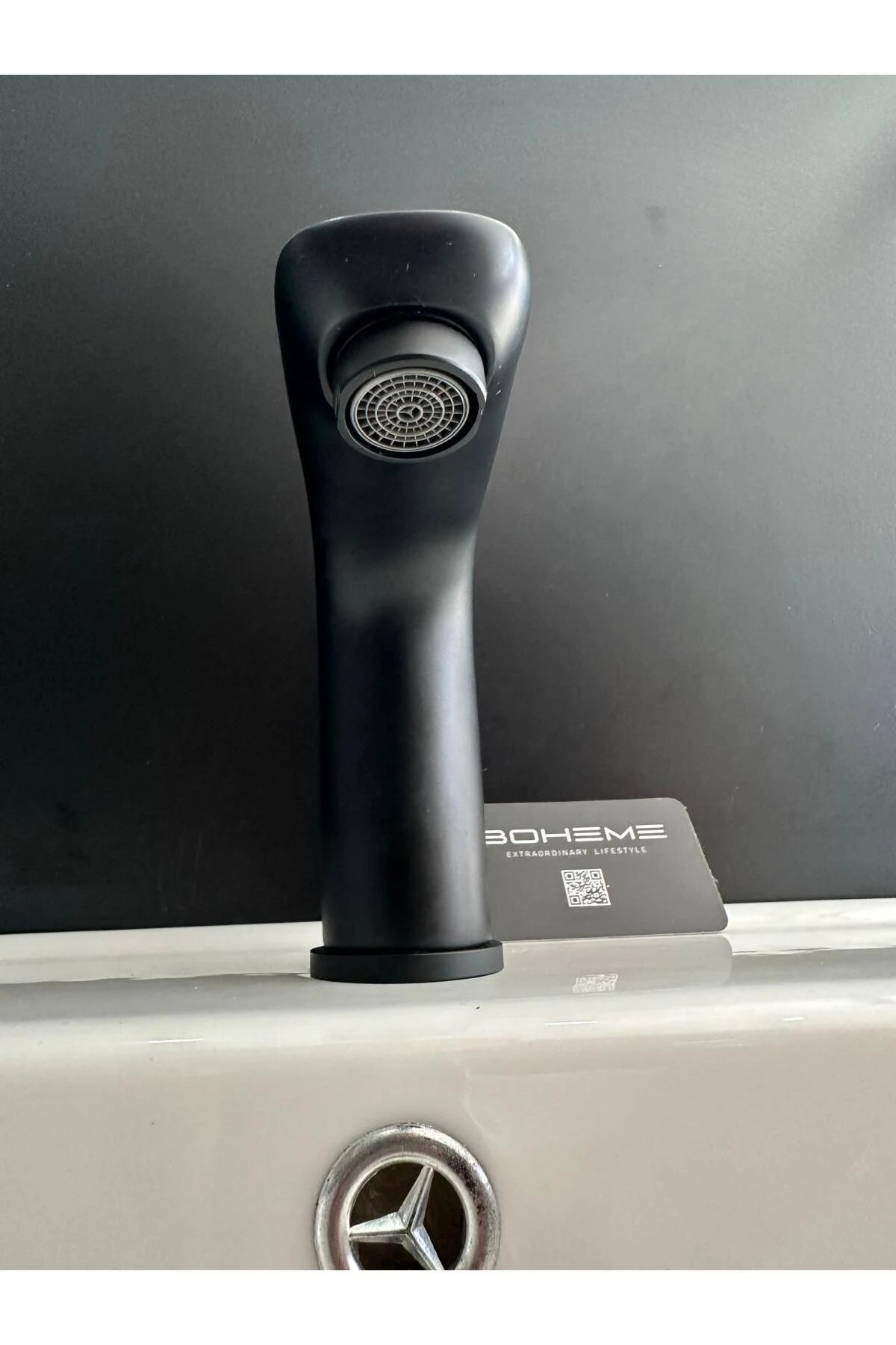 Fleko Lavabo Bataryası SİYAH Renk Pirinç Döküm