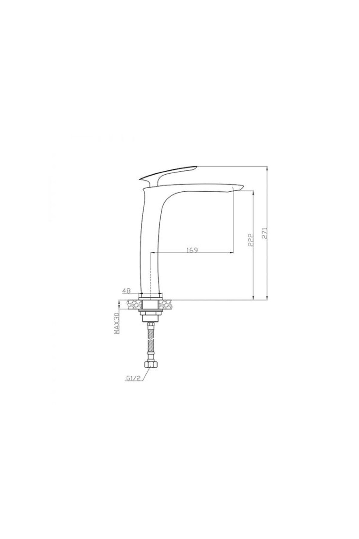 Slım Çanak Tıpı Lavabo Bataryası 121001