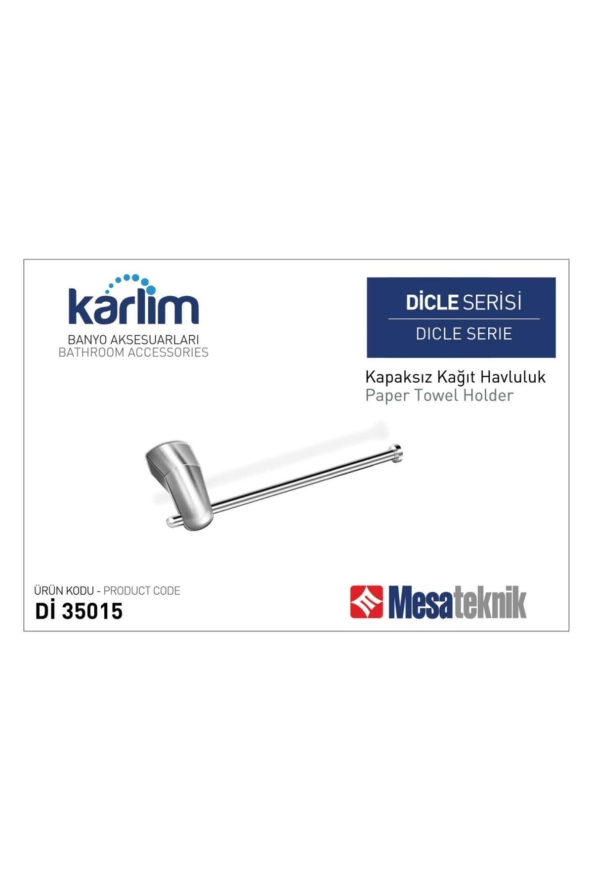 Karlim Dicle Serisi Lüx Kapaksız Kağıt Havluluk Krom