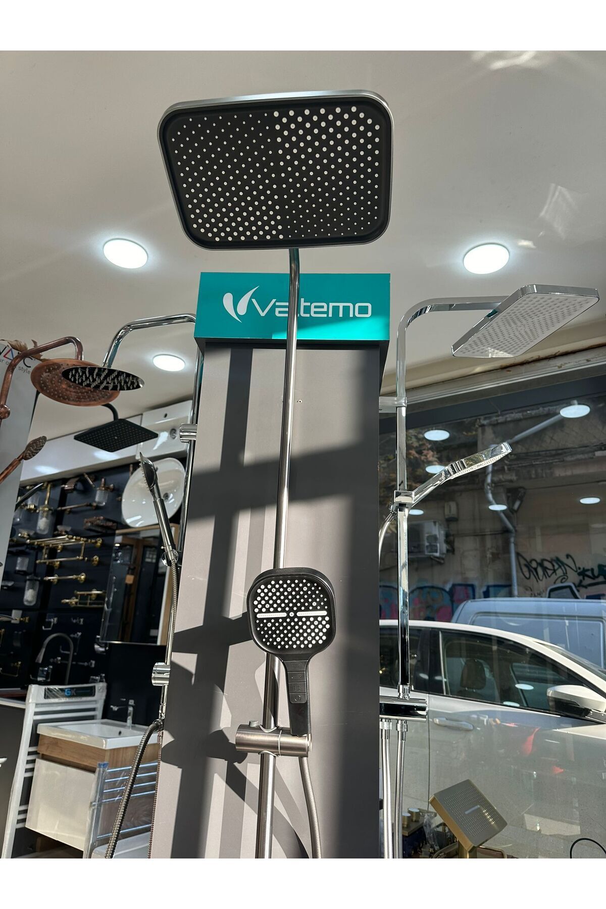Fleko Light Antrasit Duş Sistemi