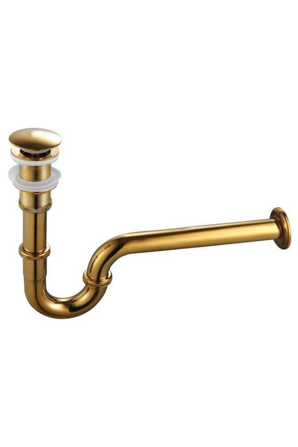 S Tipi Bas-Çek Paslanmaz Lavabo Sifonu