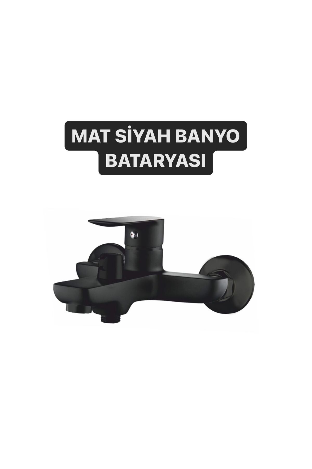 Fleko (4lü Set) Siyah Duş Seti, Siyah Banyo, Mutfak ve Lavabo Bataryası