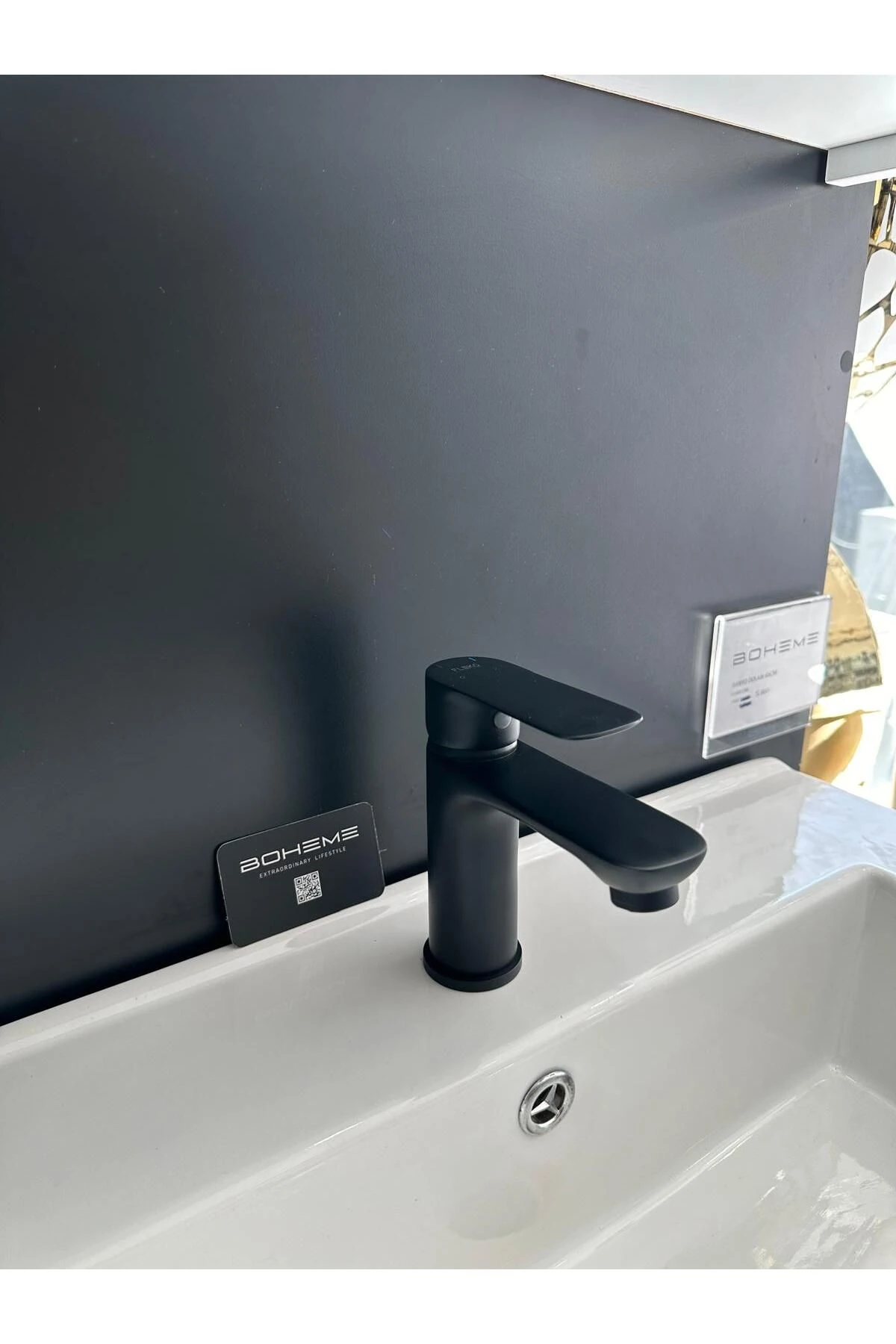 Fleko Lavabo Bataryası SİYAH Renk Pirinç Döküm