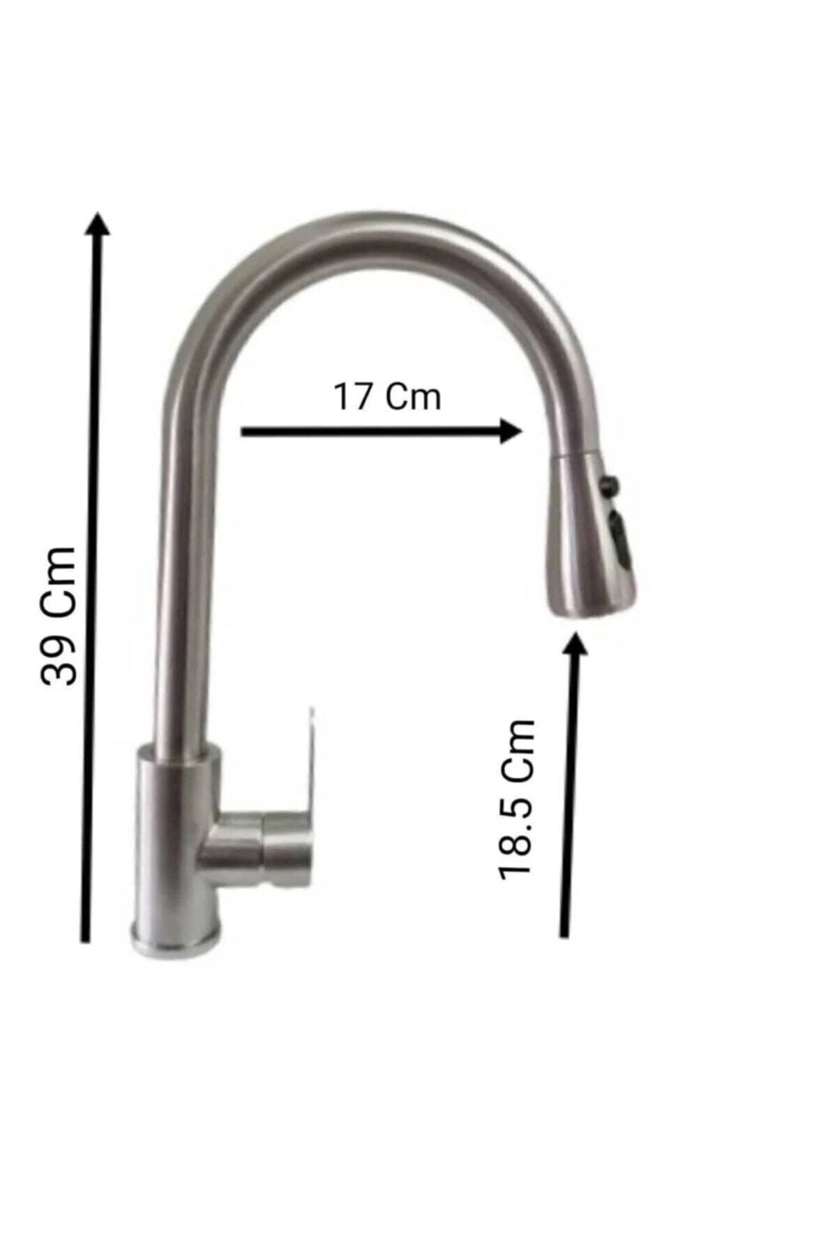 Inox Spiralli Mutfak Eviye Batarya