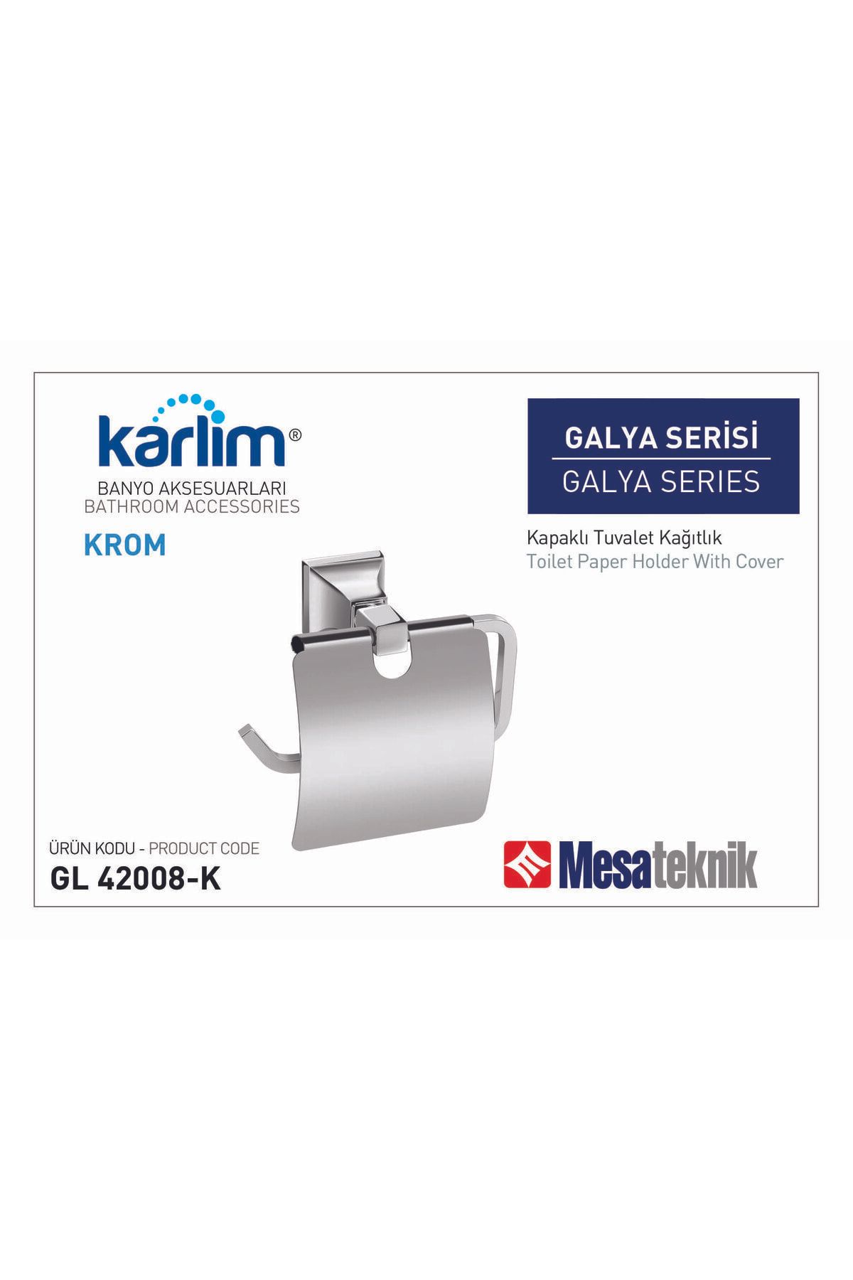 ® Galya Serisi Kapaklı Tuvalet Kağıtlık