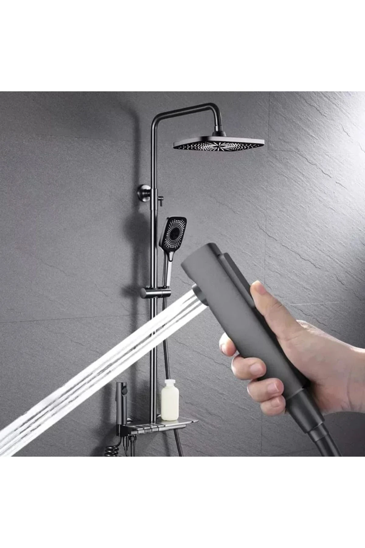 Piyano Robot Duş Seti Yağmur Tepe Banyo