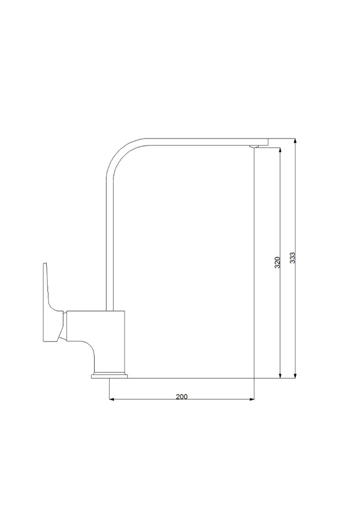 Aqua Evye Bataryası Köşe Borulu Siyah 941881-lb