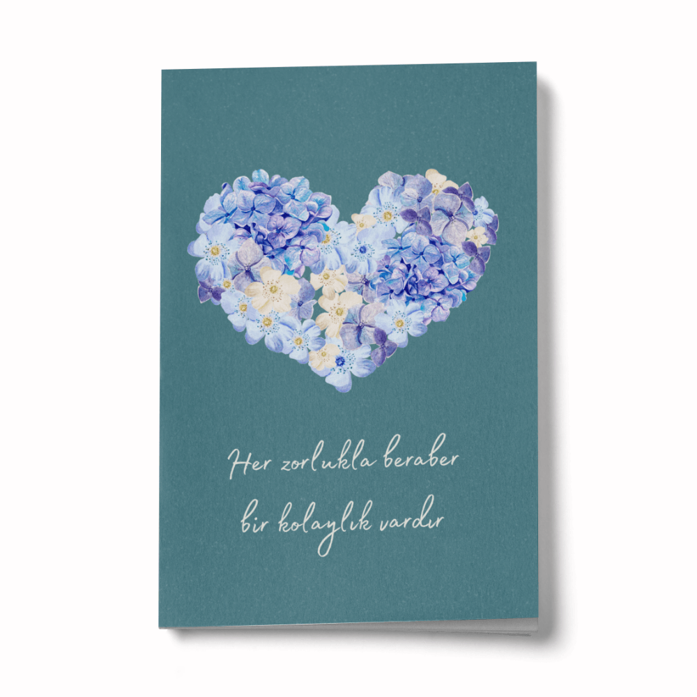 Her Zorlukla Beraber Bir Kolaylık Vardır Mini Defter