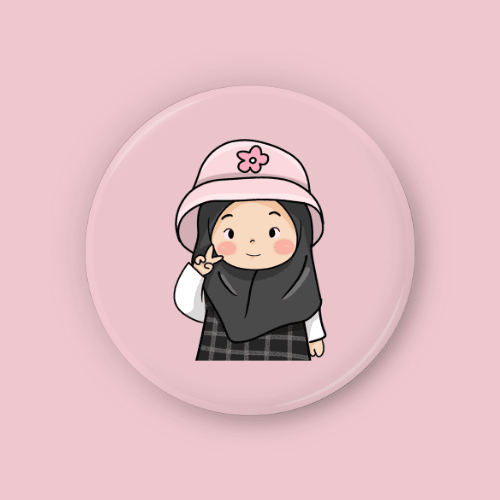 Pembe Çiçekli Şirin Kız