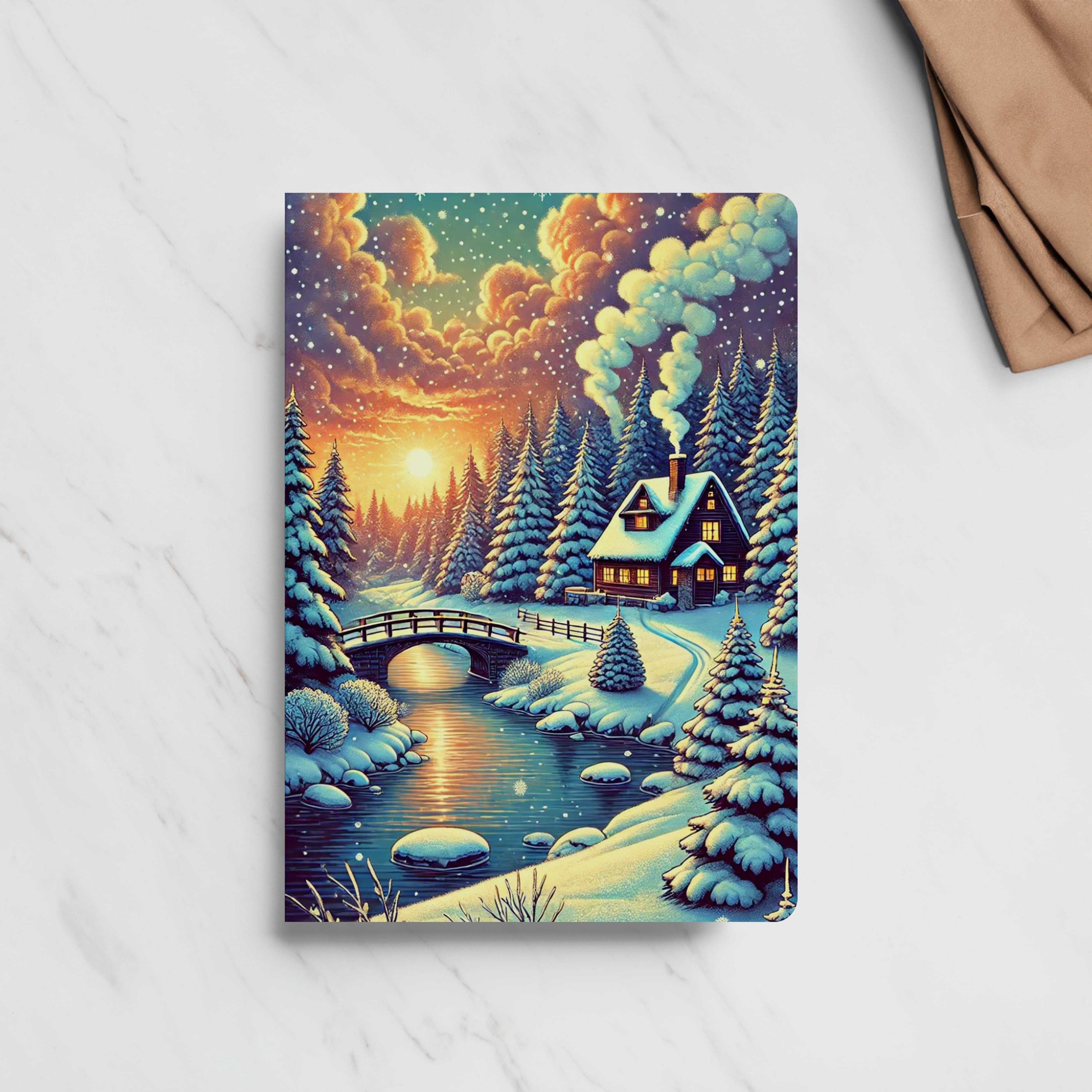 Huzurlu Bir Kış Günü Mini Defter