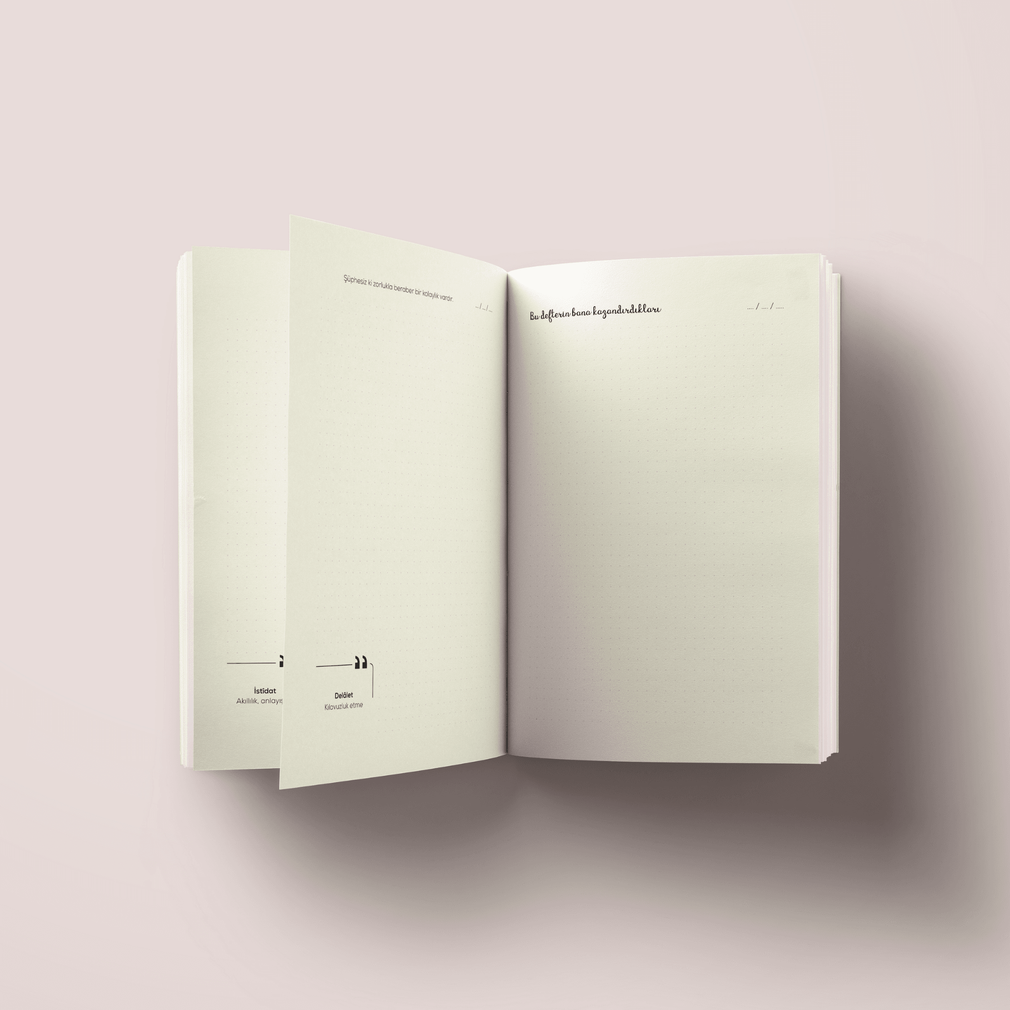 Kolaj Serisi 8 - Hedefimiz Cennet İslami Defter (Ayet-Hadisli)