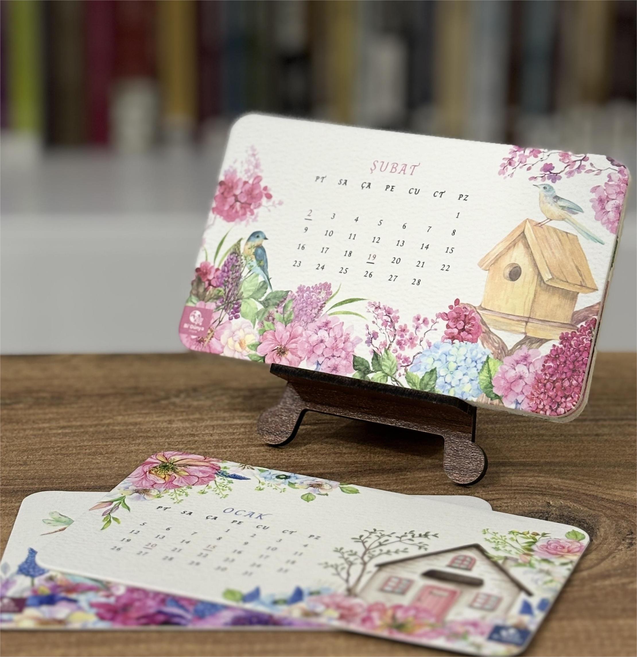 2026 Çiçekli İslami Takvim (Hicri ve Miladi)