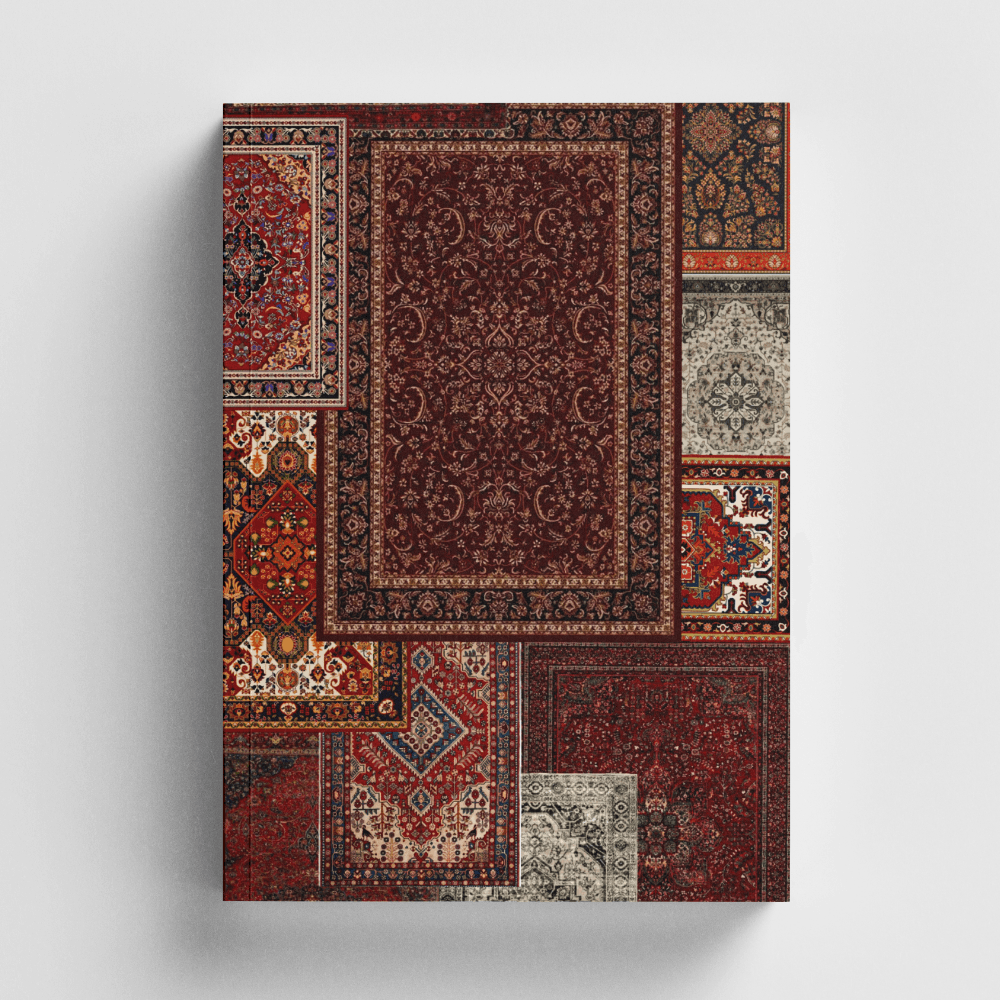 Etnik Kolaj Serisi 2 - Bordo Defter