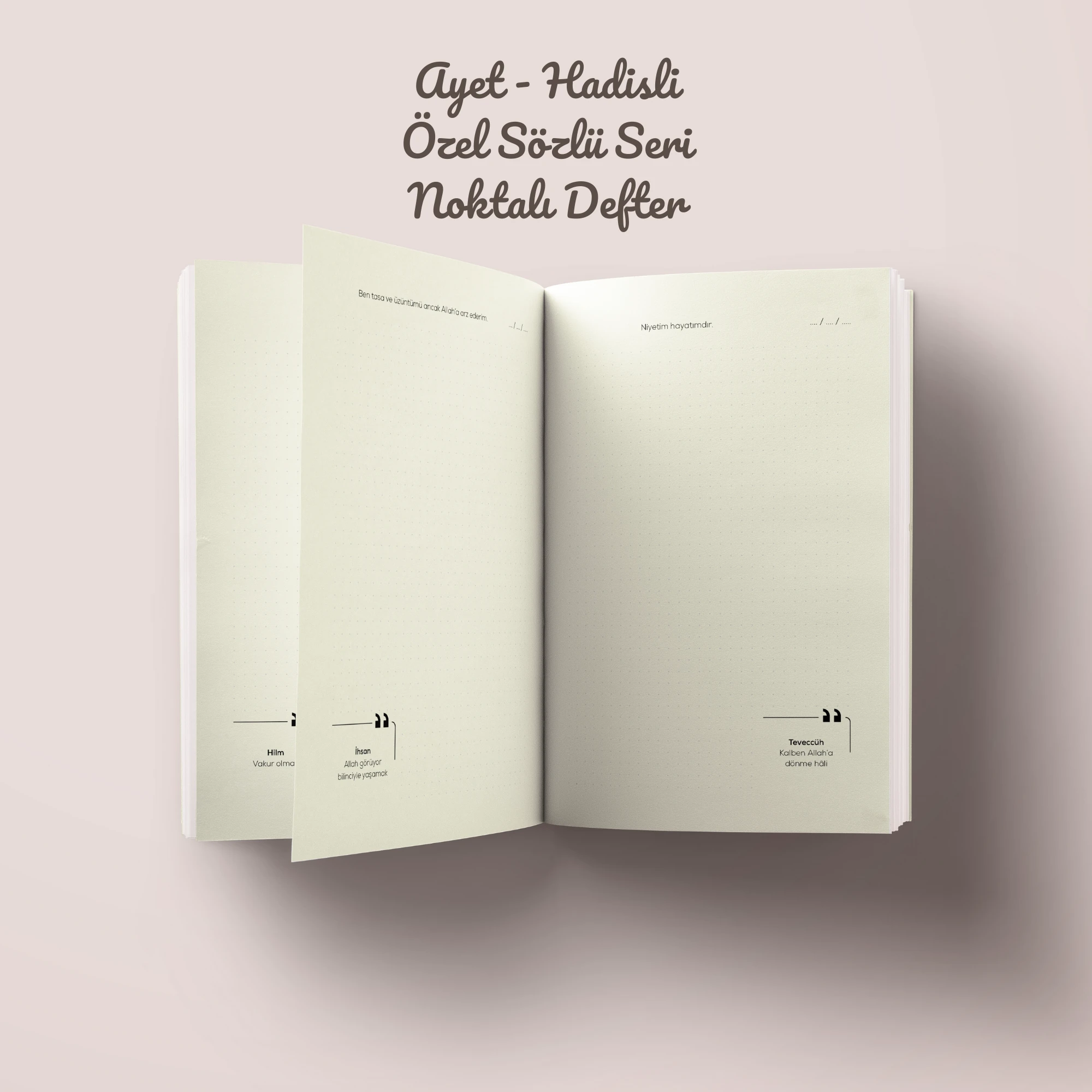 Niyetin Hayatındır İslami Defter (Ayet-Hadisli)