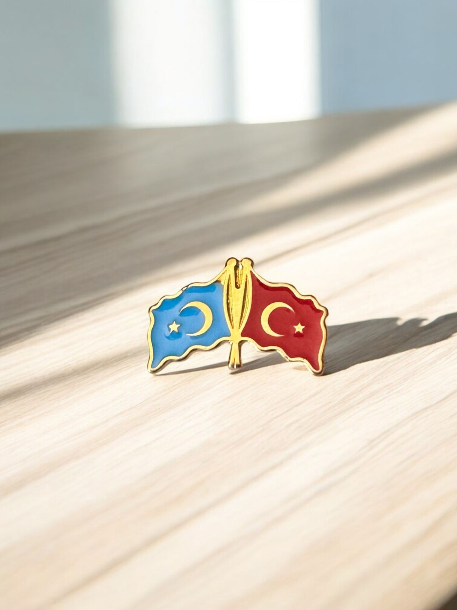 Biz Kardeşiz Broş (Doğu Türkistan-Türkiye)