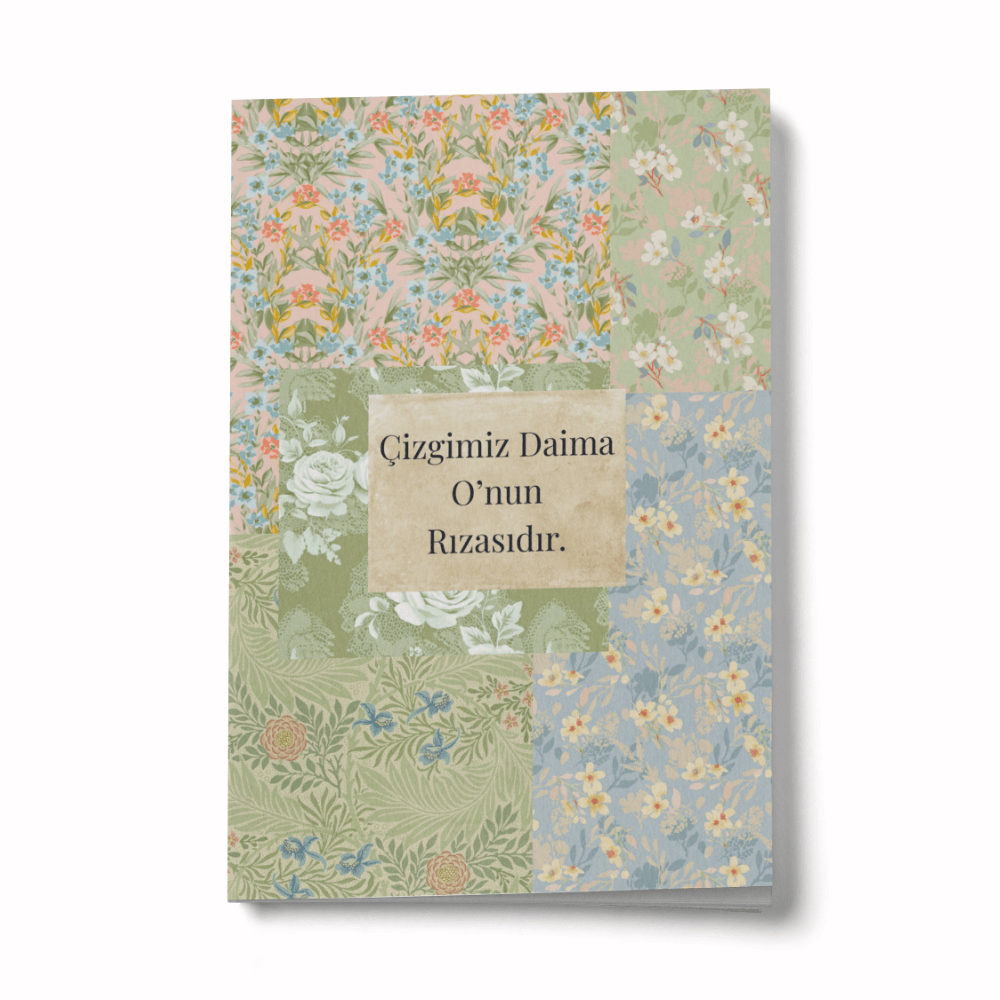 Çizgimiz Daima O'nun Rızası Mini Defter