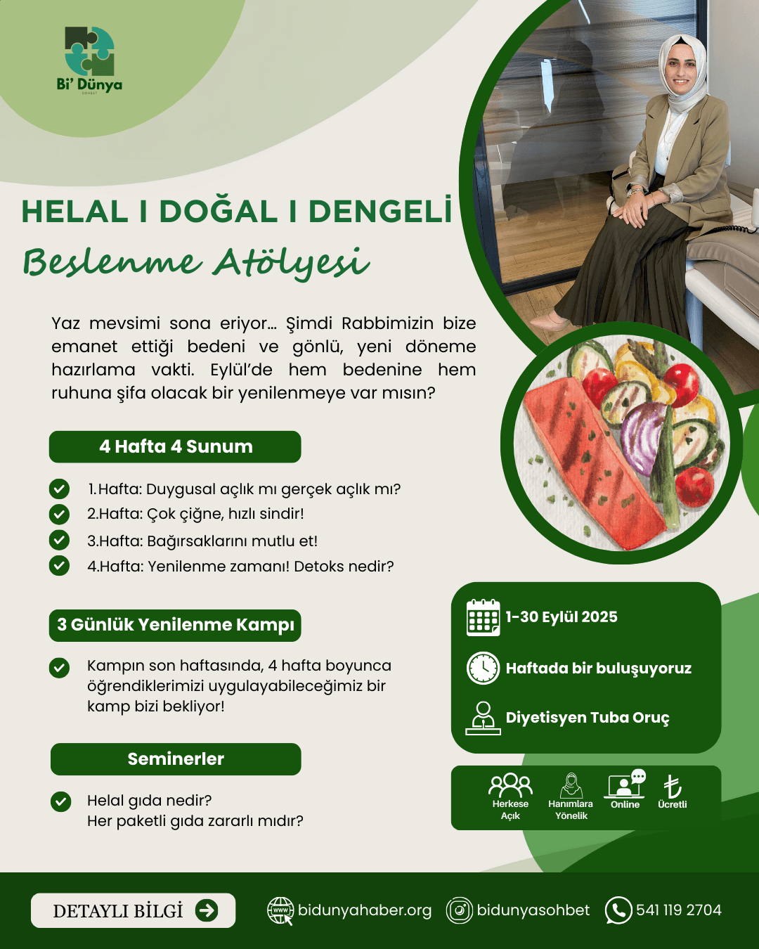 Helal I Doğal I Sağlıklı Beslenme Atölyesi