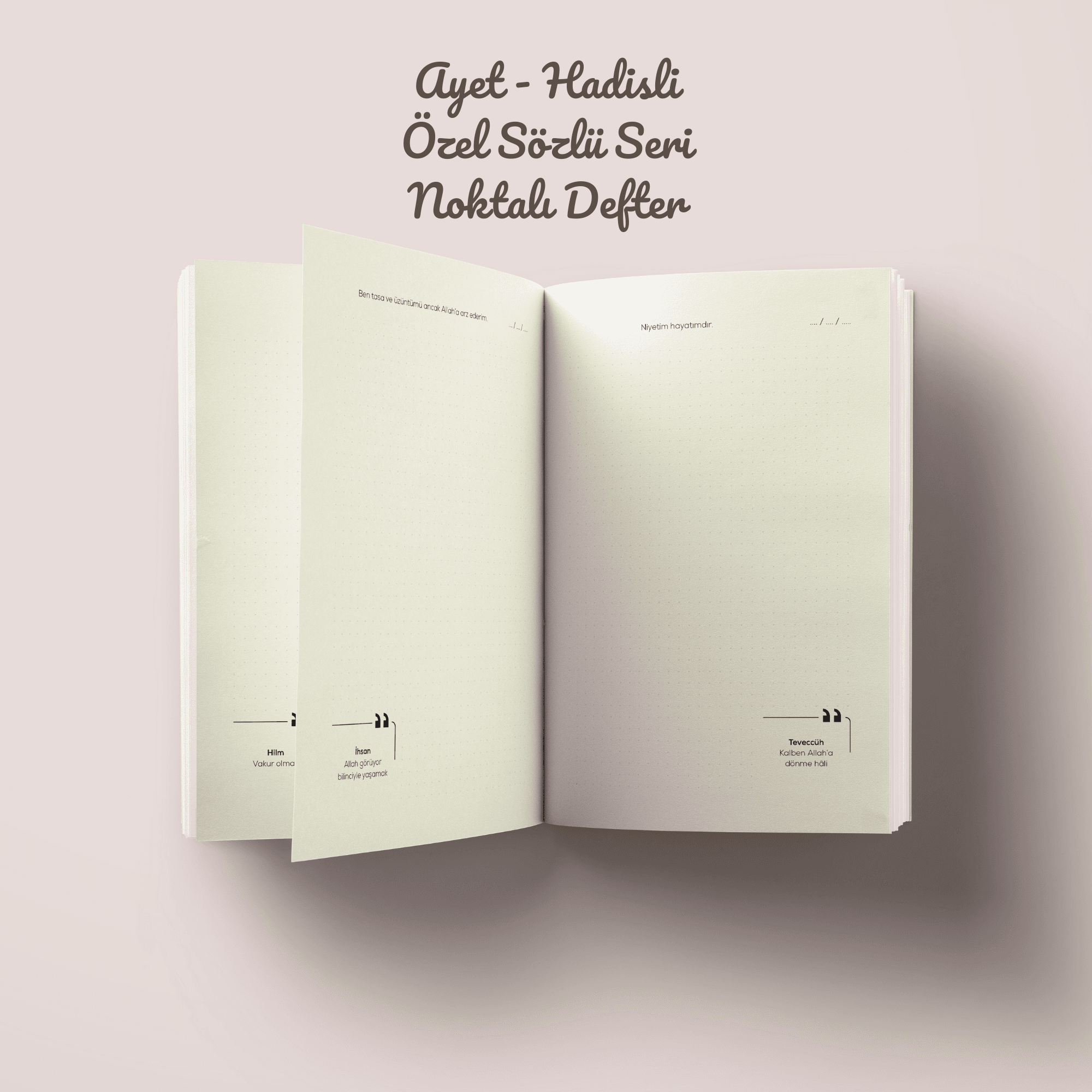 Kolaj Serisi 12 - Hayy'dan Hu'ya İslami Defter (Ayet-Hadisli)