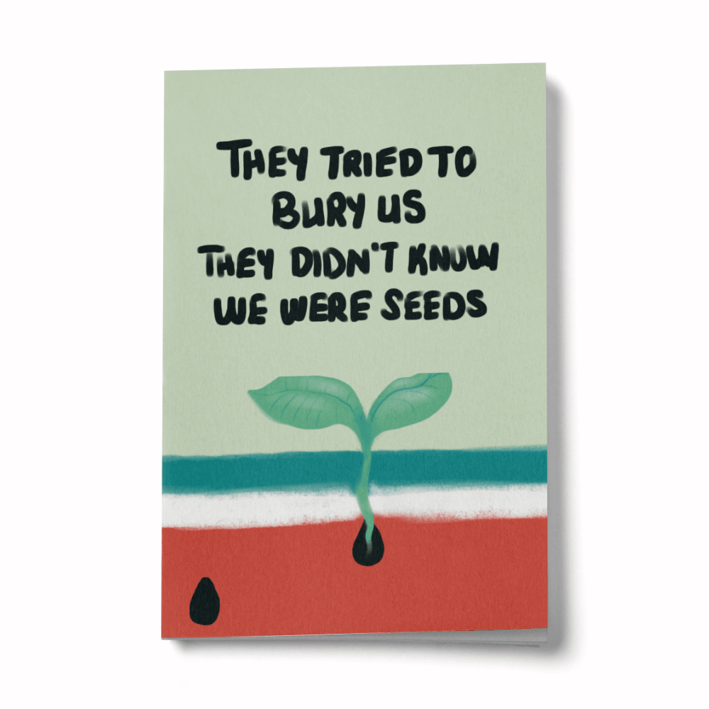 Seeds, not Silence Filistin Mini Defter