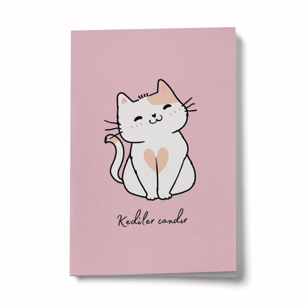Kediler Candır Mini Defter