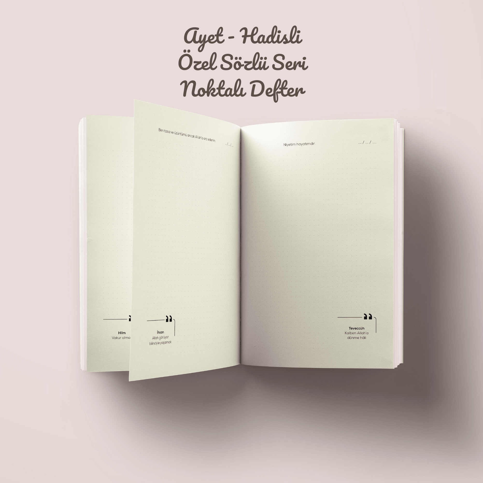 Başarım O'nun Yardımı İledir İslami Defter (Ayet-Hadisli)