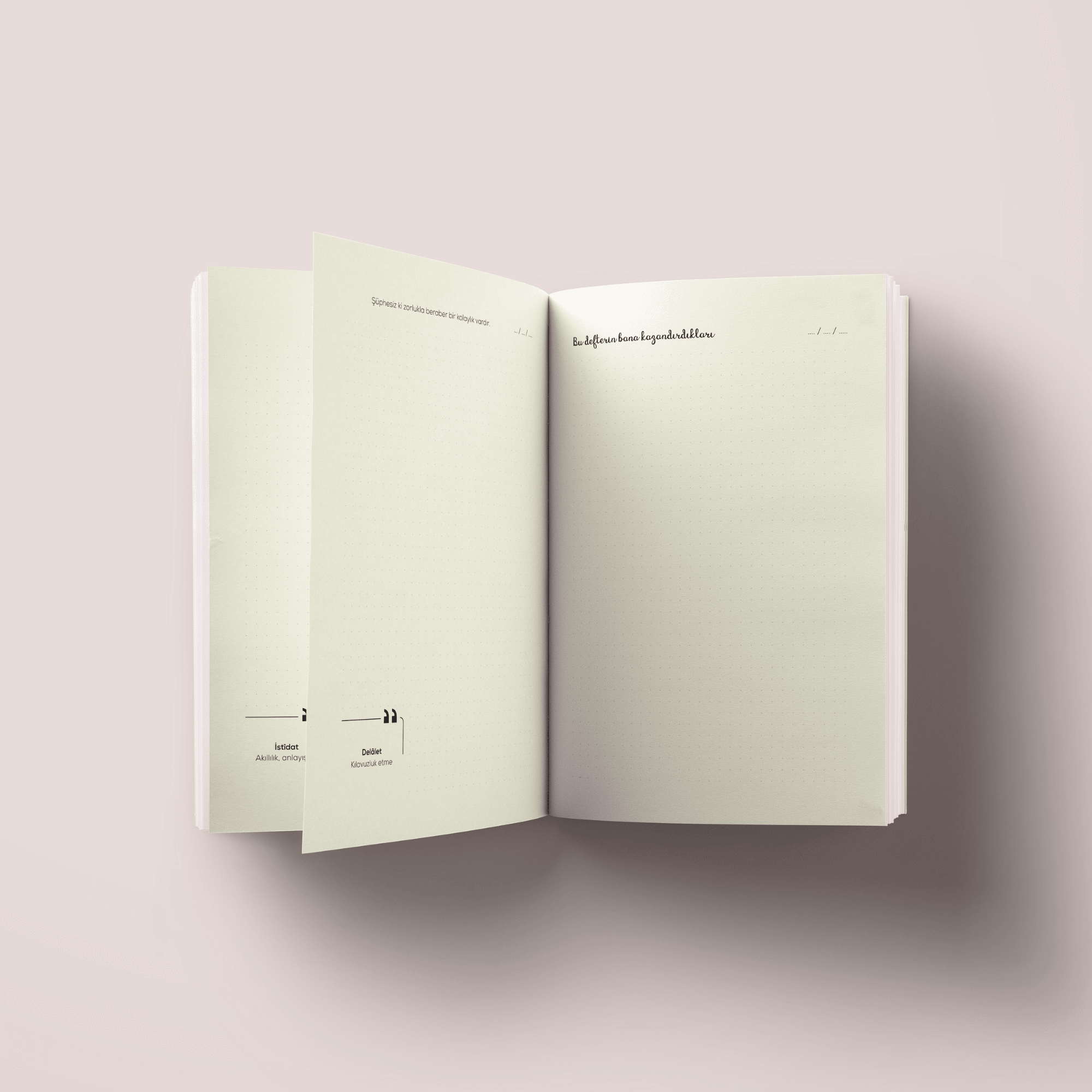 Başarım O'nun Yardımı İledir İslami Defter (Ayet-Hadisli)