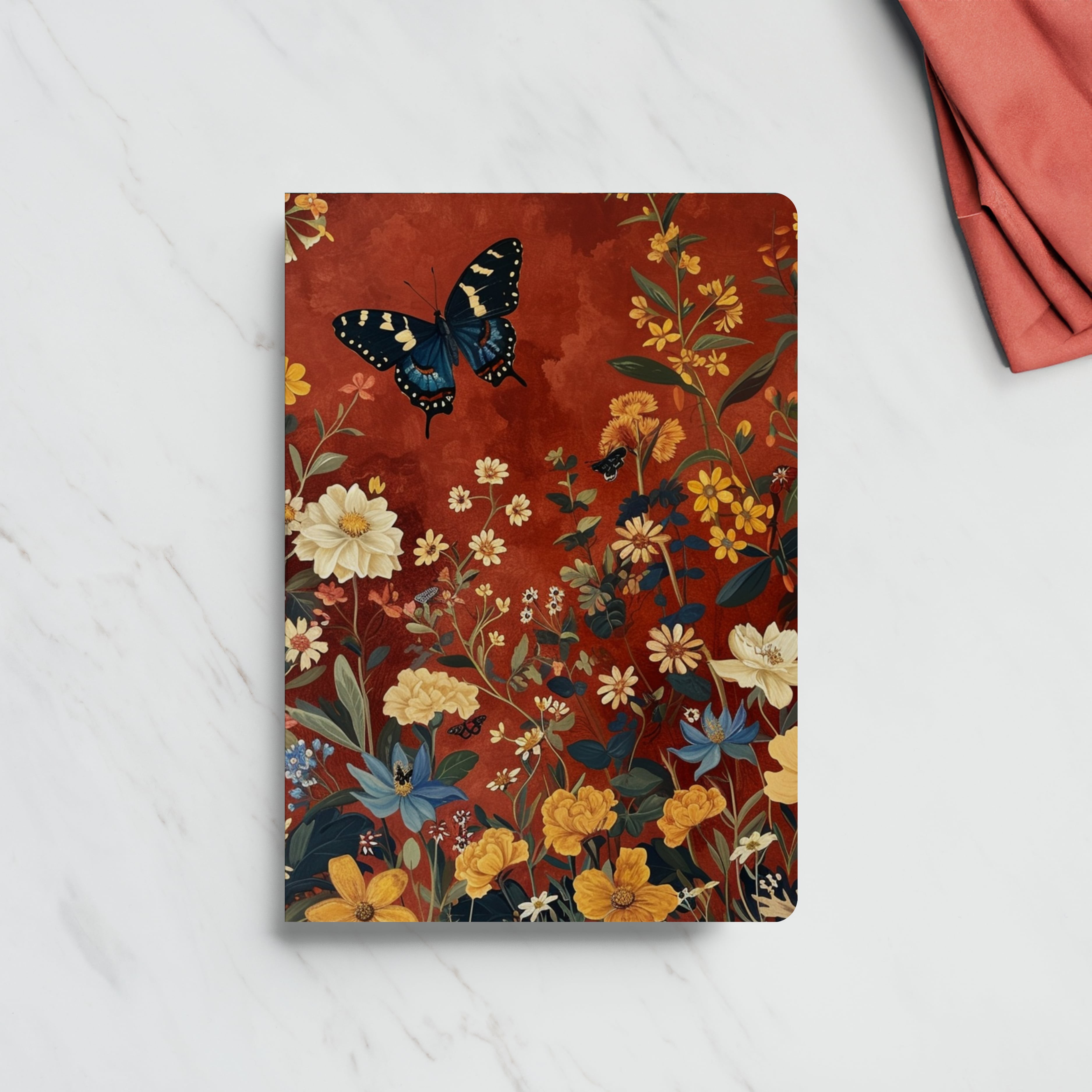 Uçuşan Fikirler Mini Defter (Kırmızı)