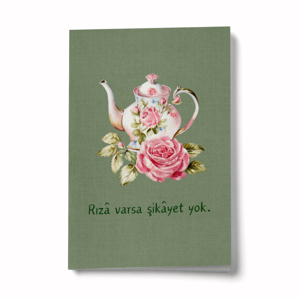 Rıza Varsa Şikayet Yok Mini Defter