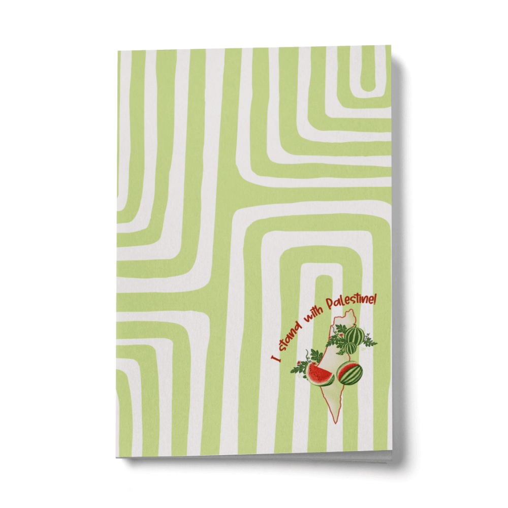 I Stand with Palestine Mini Defter