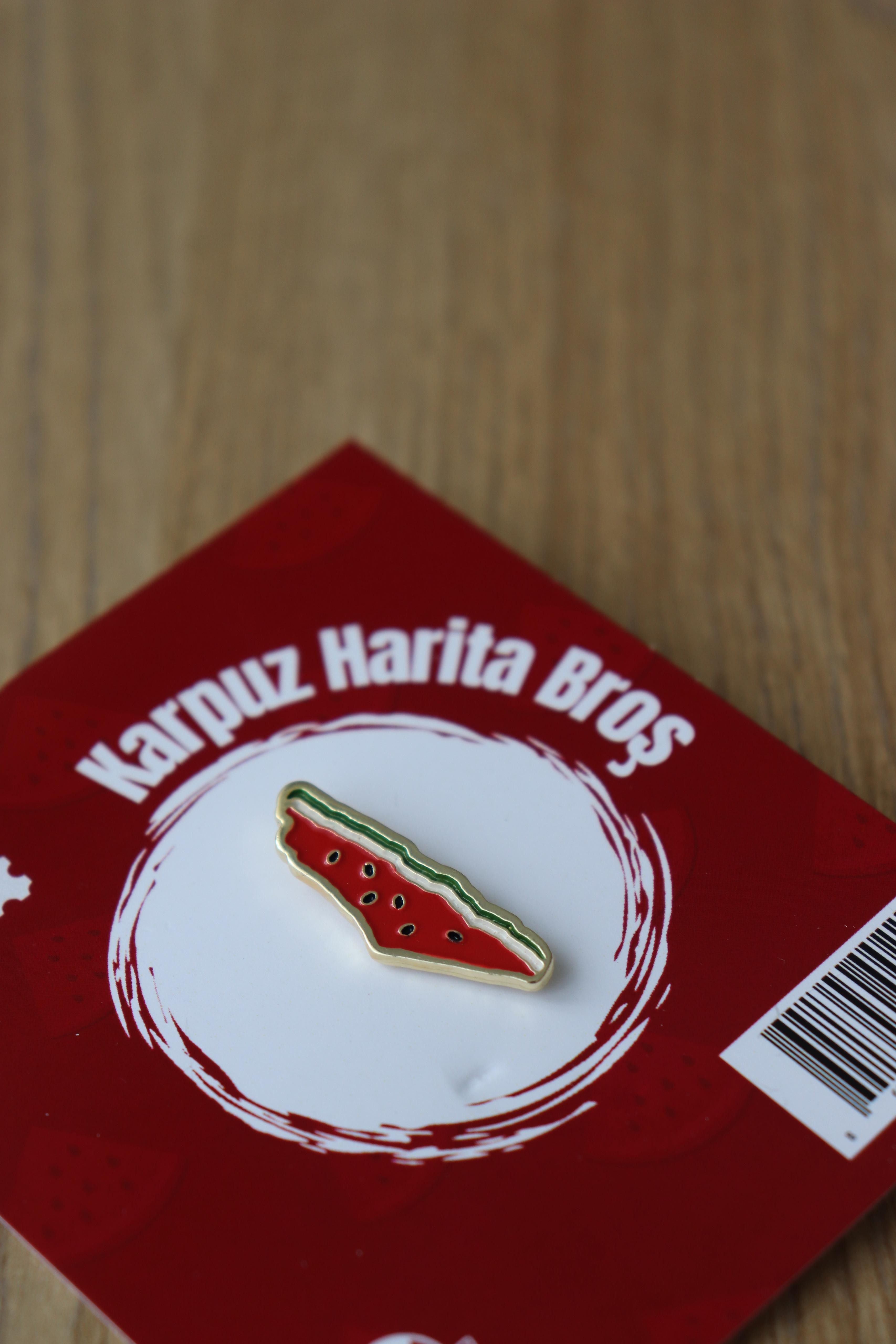 Karpuz Harita Broş