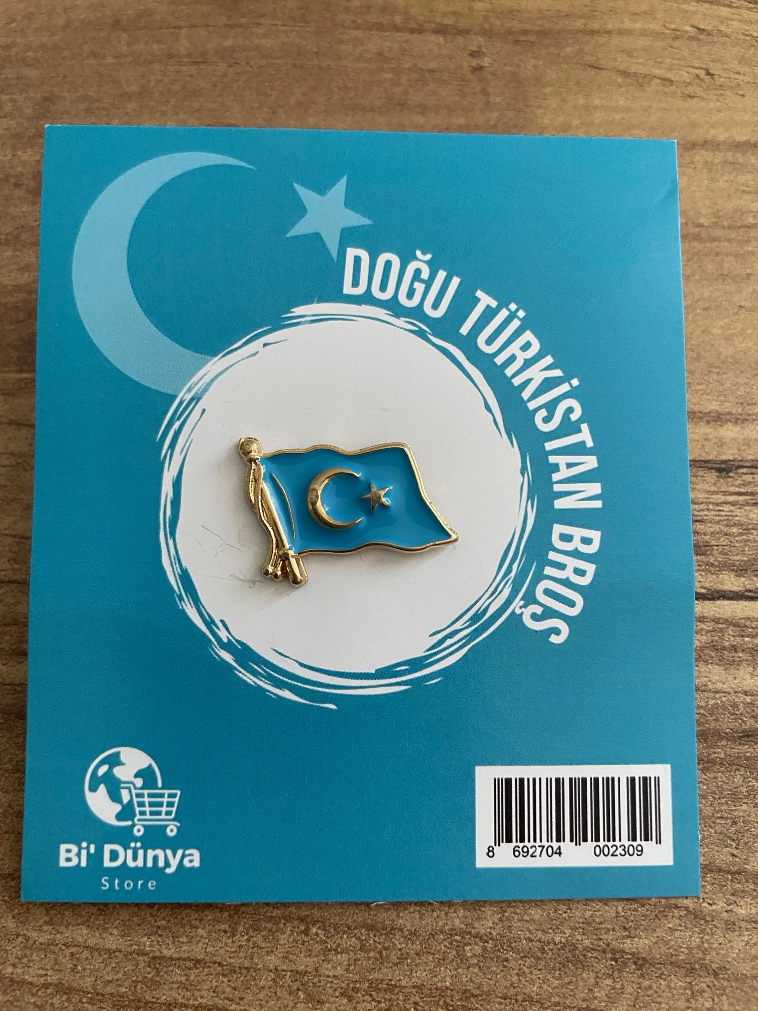 Doğu Türkistan Broş