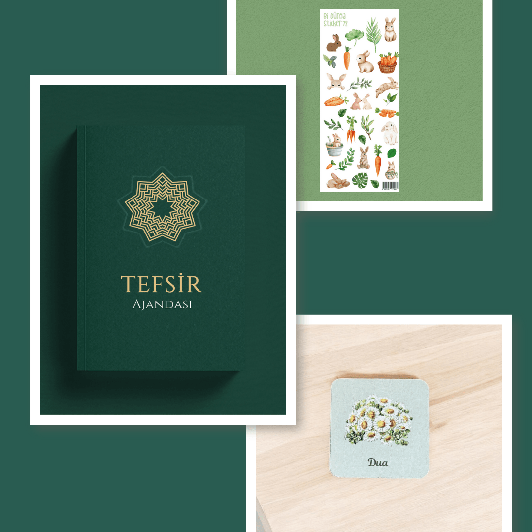 Tefsir Yeşil Kapak 3'lü Hediye Seti