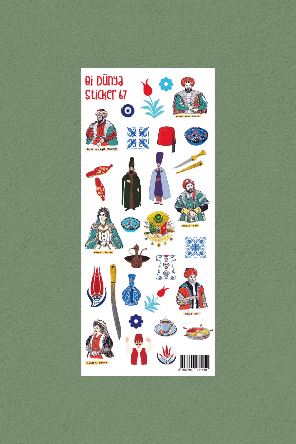 İstanbul 3\'lü Sticker Set